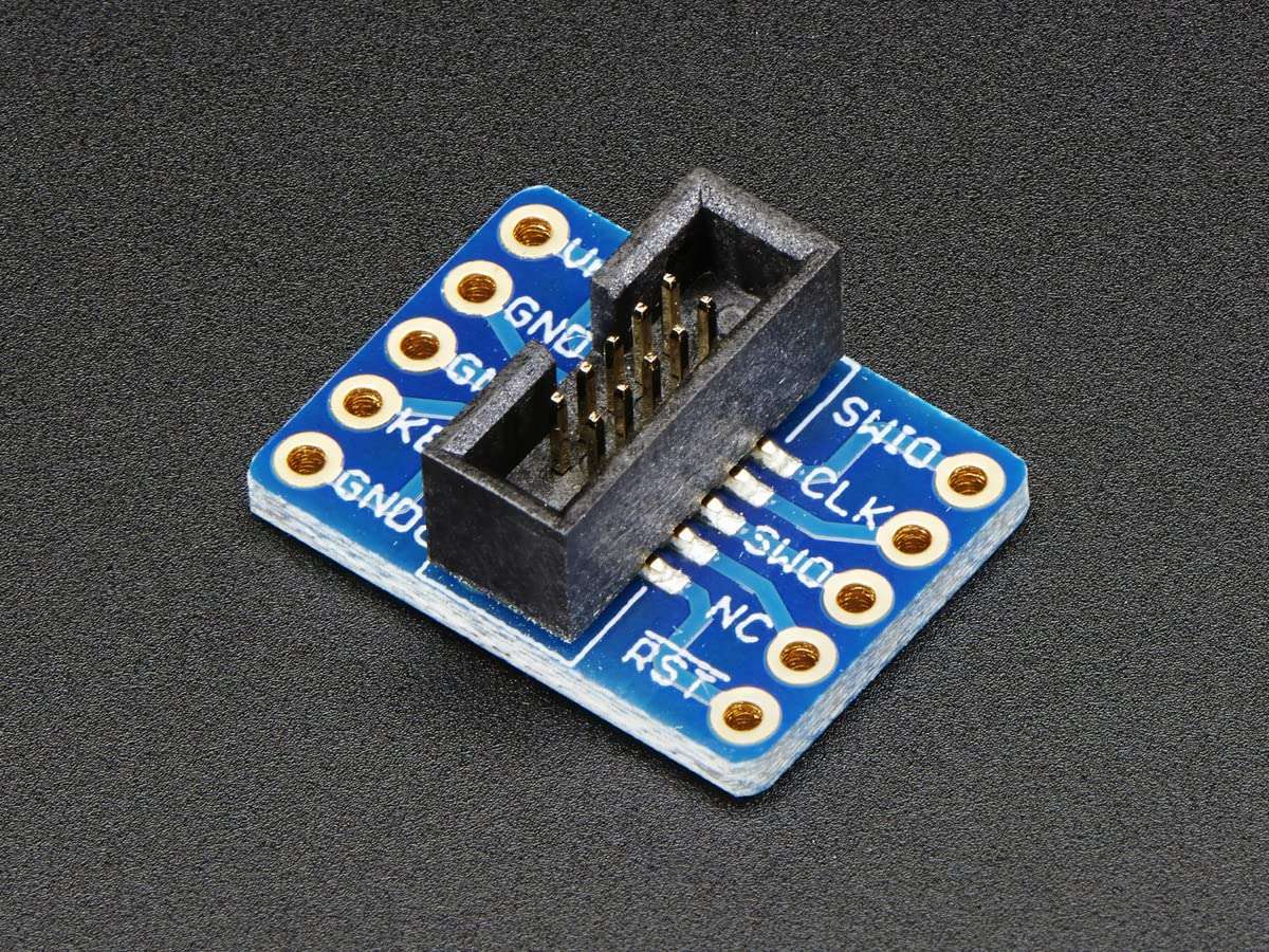 Adafruit SWD Breakout Board [ADA2743] - 2x5 1.27mm Pitch, JTAG/SWD Debugging, No Cables Included 1