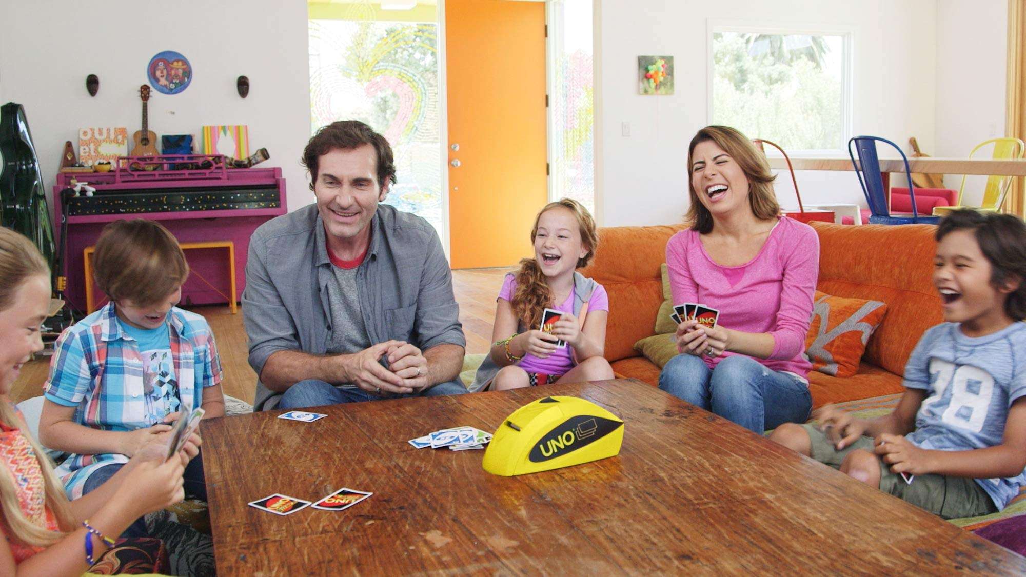 Mattel Games UNO Attack Mega Hit Card Game with Card Shooter, Great for Kid, Adult or Family Game Night, 7 Years and Older 5