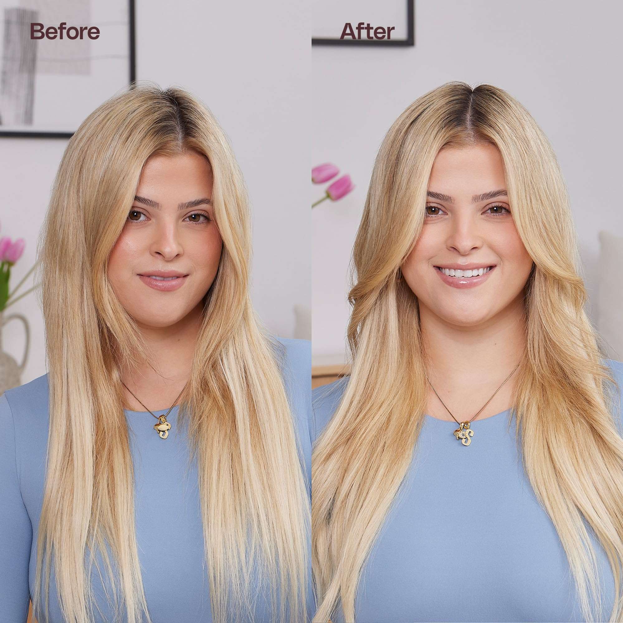 Mane Blowout Set – Ionic Compact Hair Dryer with Diffuser, Wide Tooth Comb & Nozzle + 33mm Ceramic Round Brush for Voluminous, Frizz-Free Blowouts 5