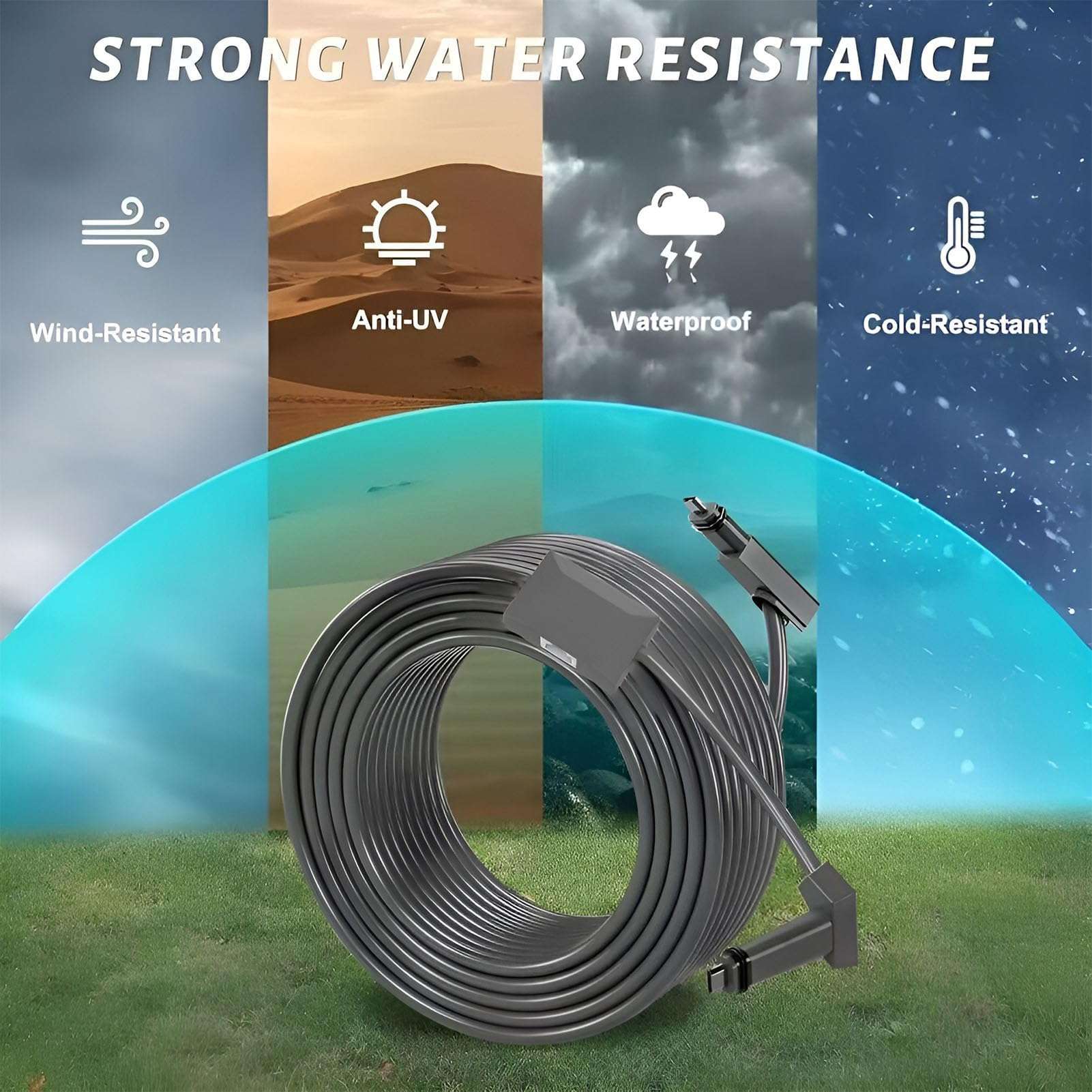 Walfront Extension Cable Replacement with Ethernet Adapter for Stable Network Connection Cable Plug and Play for Gen 2 20FT+3FT for Satellite System 3