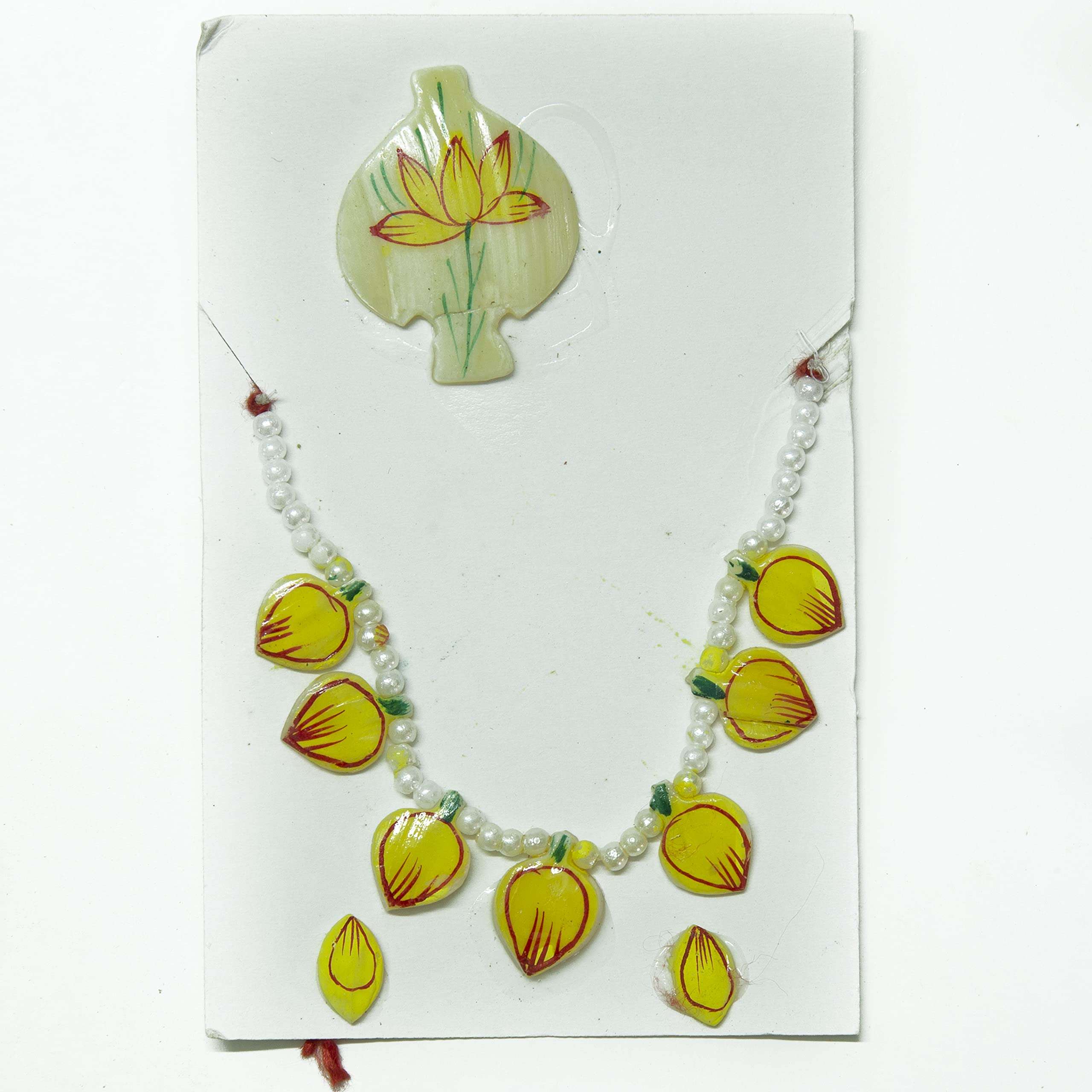 SHREEJI SHRINGAR Mala Set Including Kundal, Mukut and Shishful for All Swaroops of Krishna Laddu Gopal - Shreeji Shringar 5