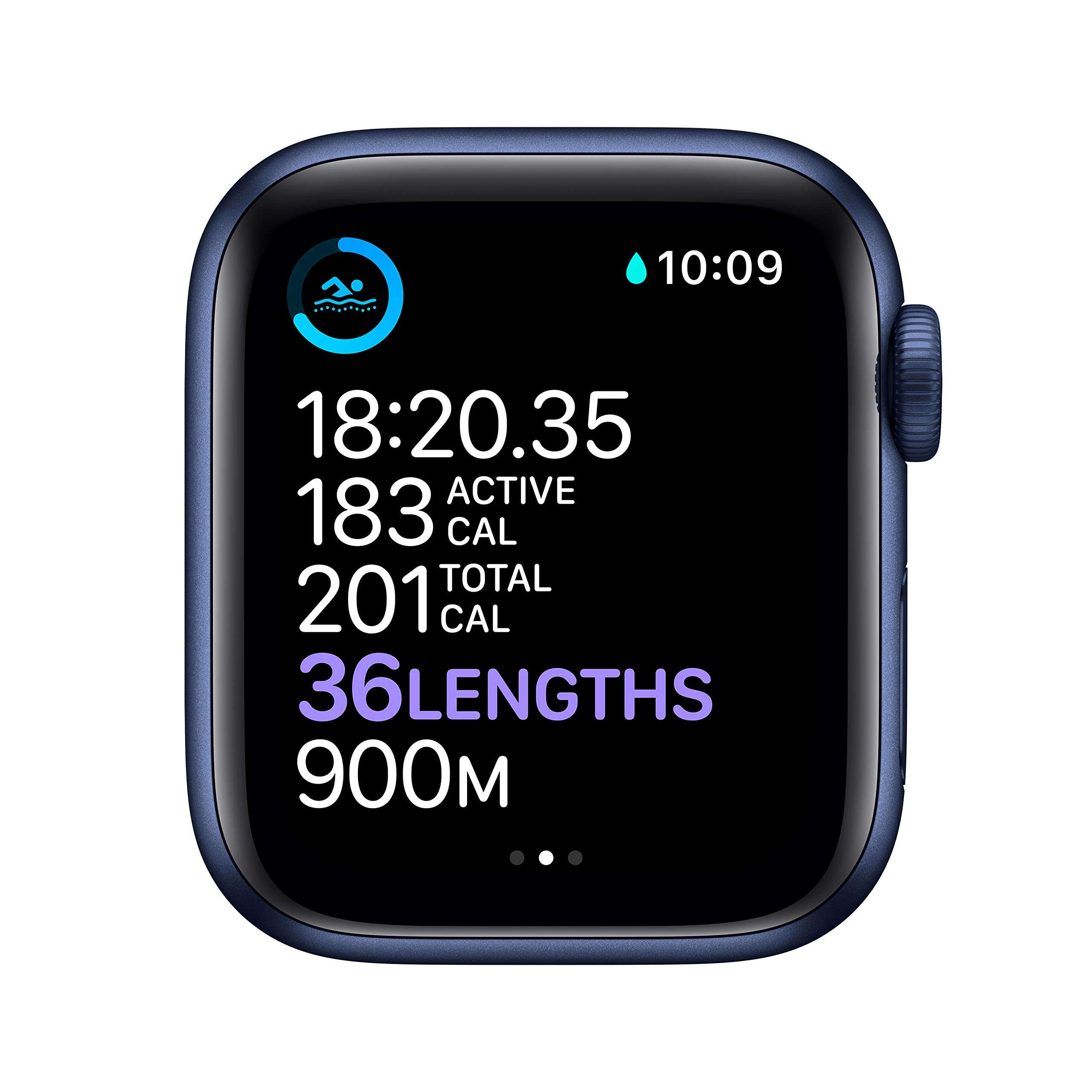 Apple New Watch Series 6 (GPS + Cellular, 40mm) - Blue Aluminium Case with Deep Navy Sport Band 3