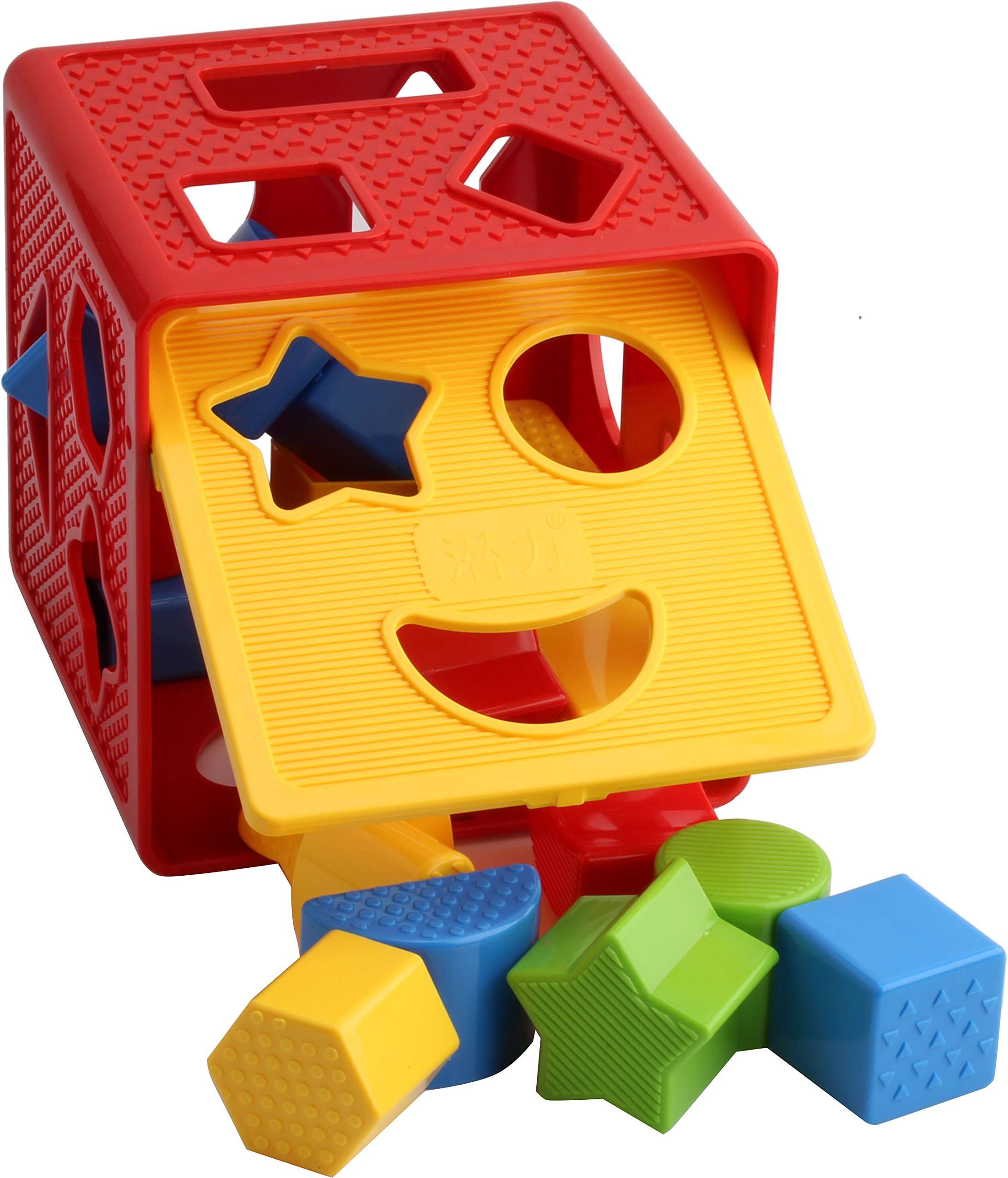 Play22 Baby Blocks Shape Sorter Toy - Childrens Blocks Includes 18 Shapes - Learning Color Recognition - Colorful Sorter Cube Box - My First Baby Toys - Toys Gift for Boys & Girls 3