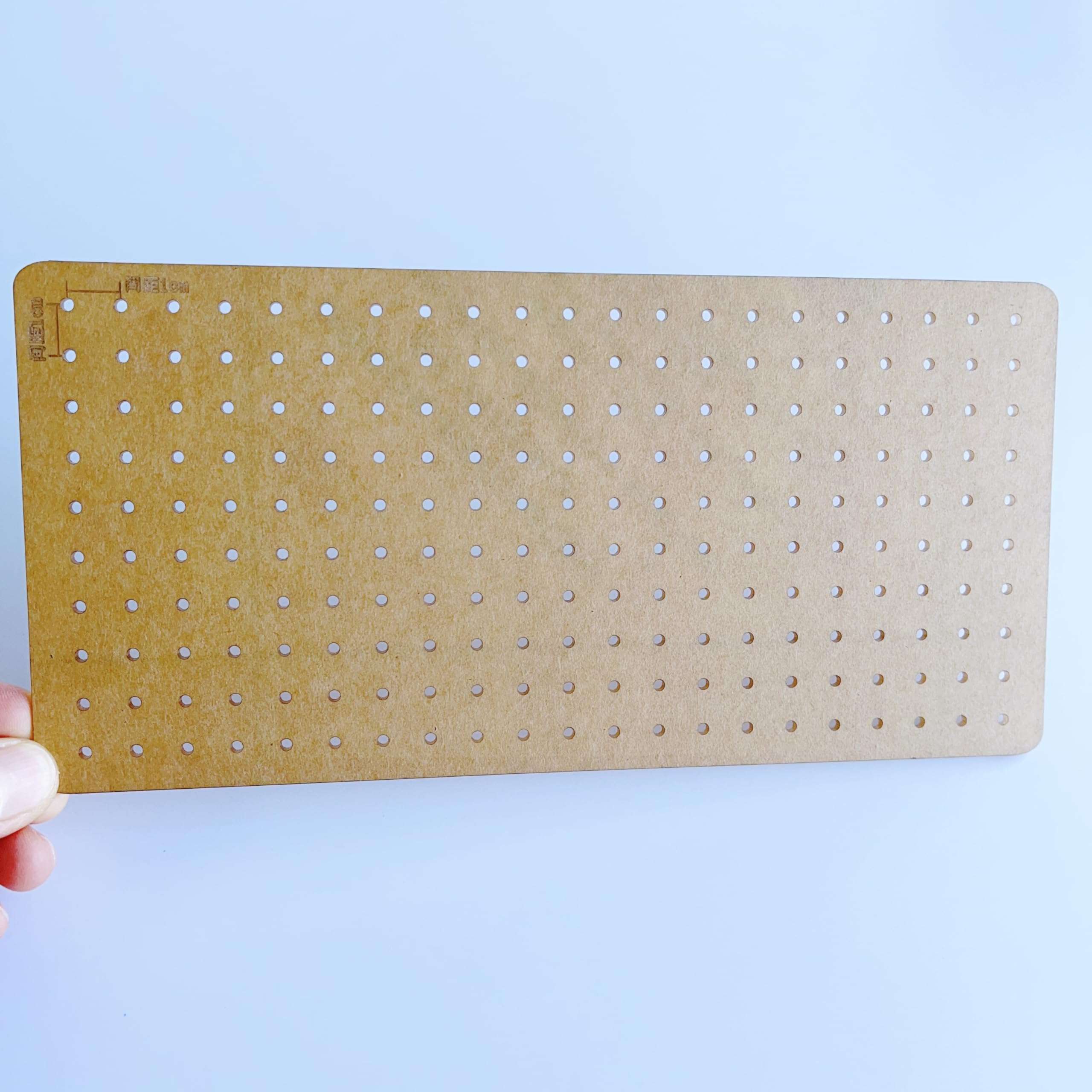 CHENRUI Acrylic Sashiko Stencil, Embroidery Pattern Template, Quilting Stencil Tool, Points or Straight Lines Pattern (10 mm parallel points) 3