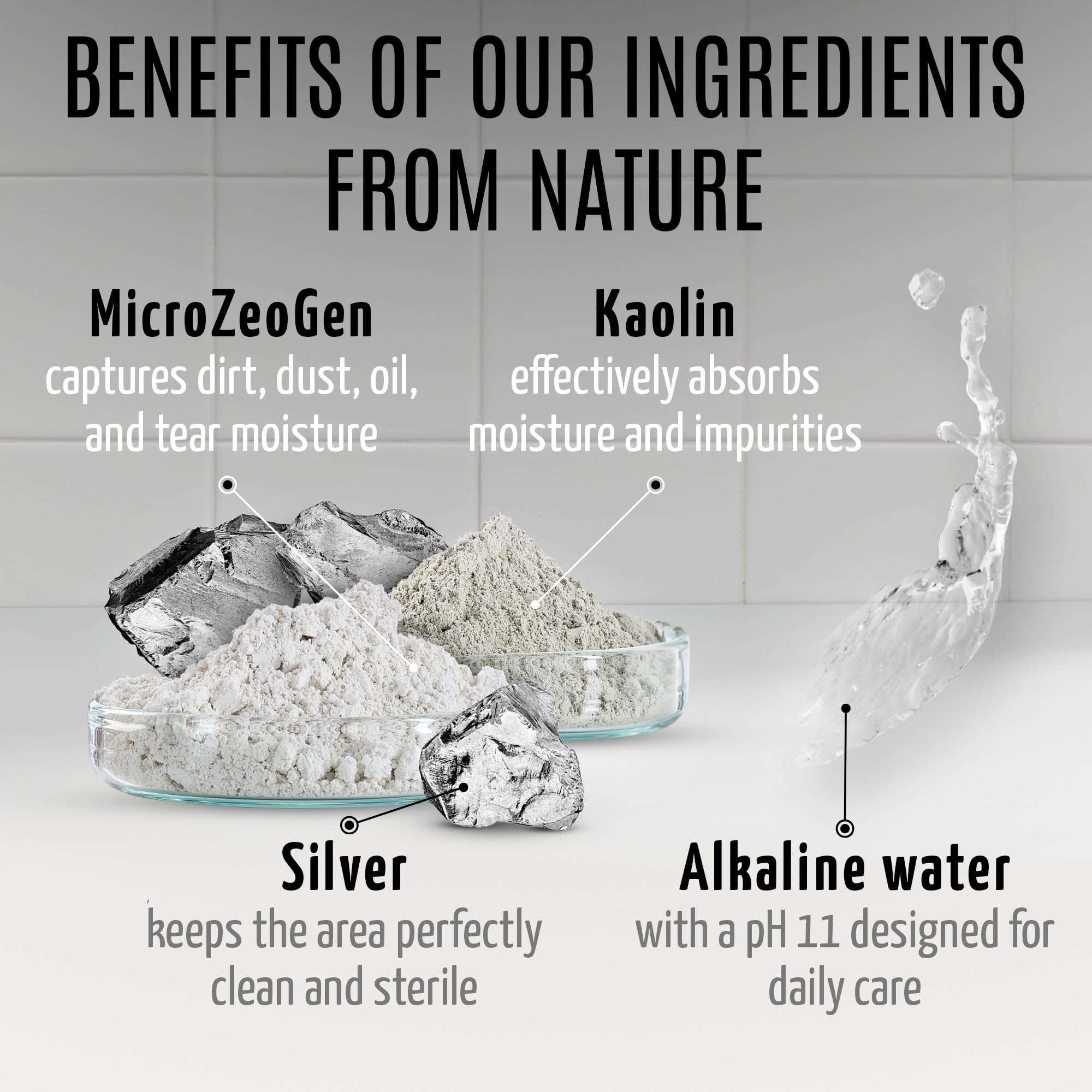 TAURO PROLINE Clear Eyes Solution Set 6in1 Multi-Functional Pure Mist and Stainless Look Clay Mask - Tear Stain Remover, Eye Cleaner - Eye Care Ear Care Grooming Treatment for All Dogs and Cats Eyes 5