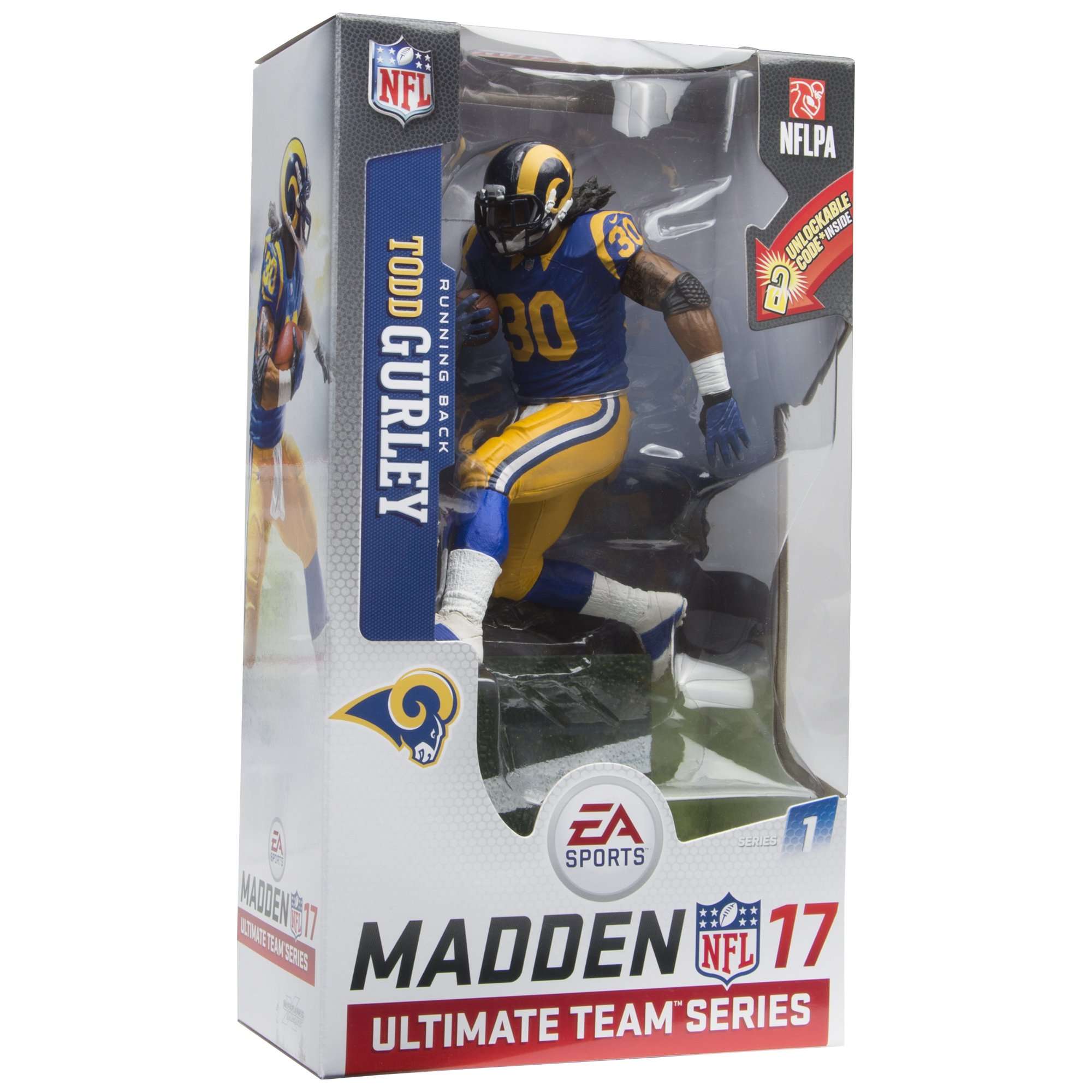 McFarlane Toys EA Sports Madden NFL 17 Ultimate Team Todd Gurley Los Angeles Rams Action Figure 2