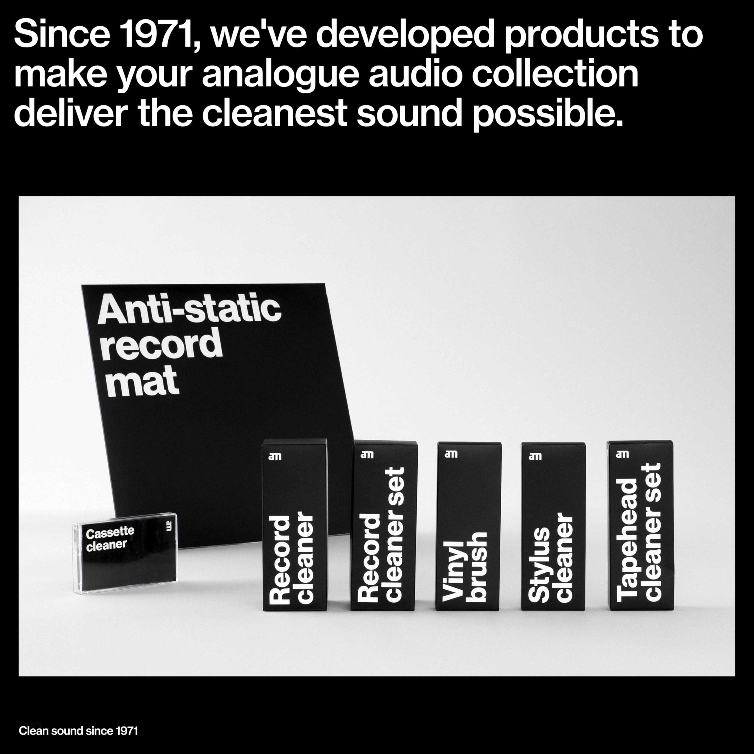 AM Record Cleaner Brush, Ultra Fine Carbon Fibre, Record Anti-Static for Music Lovers, Lifts Dust & Reduces Friction, Record Cleaning Must Have 6