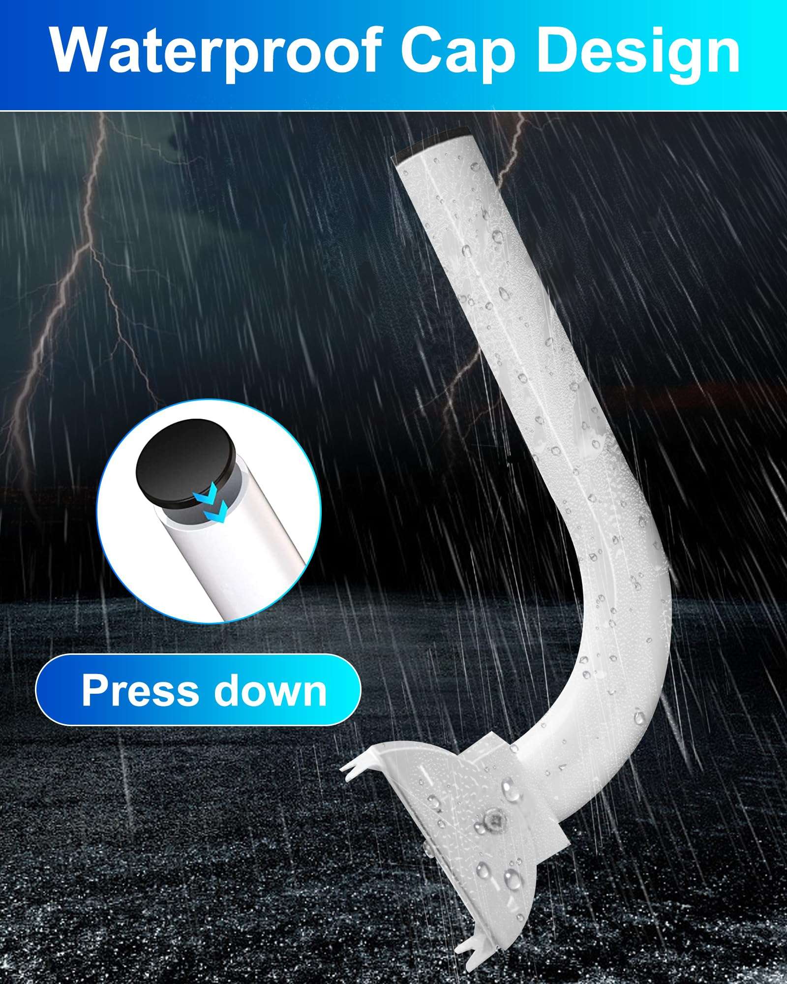 Wireless Bridge Mount Bracket - Universal Antenna Pole Mount Bracket, 11" Adjustable J Mount Mast Kit for Weather Station, TV, Yagi, Signal Booster, Outdoor WiFi Wireless Bridge, Access Point Mounting 6