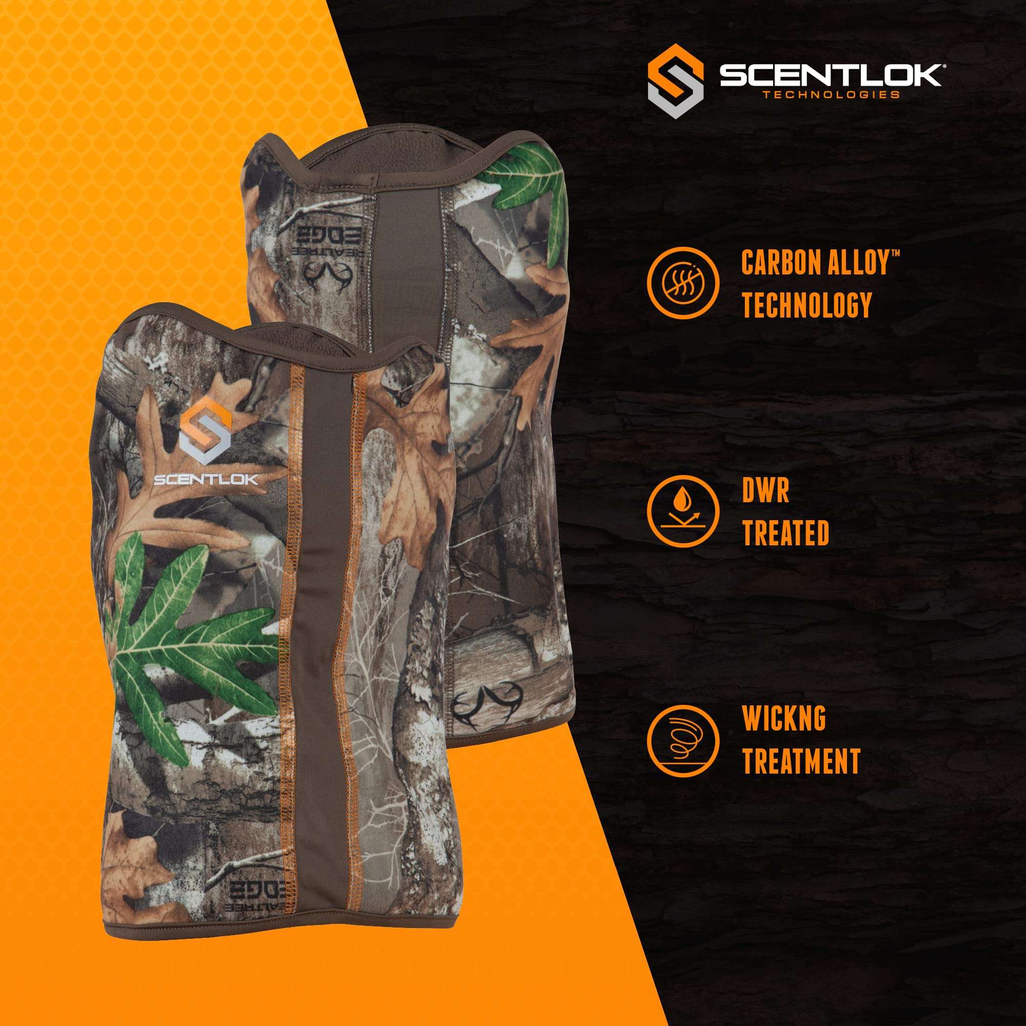 ScentLok Mid-Weight Multipaneled Gaiter, Breathable Face Mask for Hunting, Camping, and Outdoor Use (Realtree Edge) 4