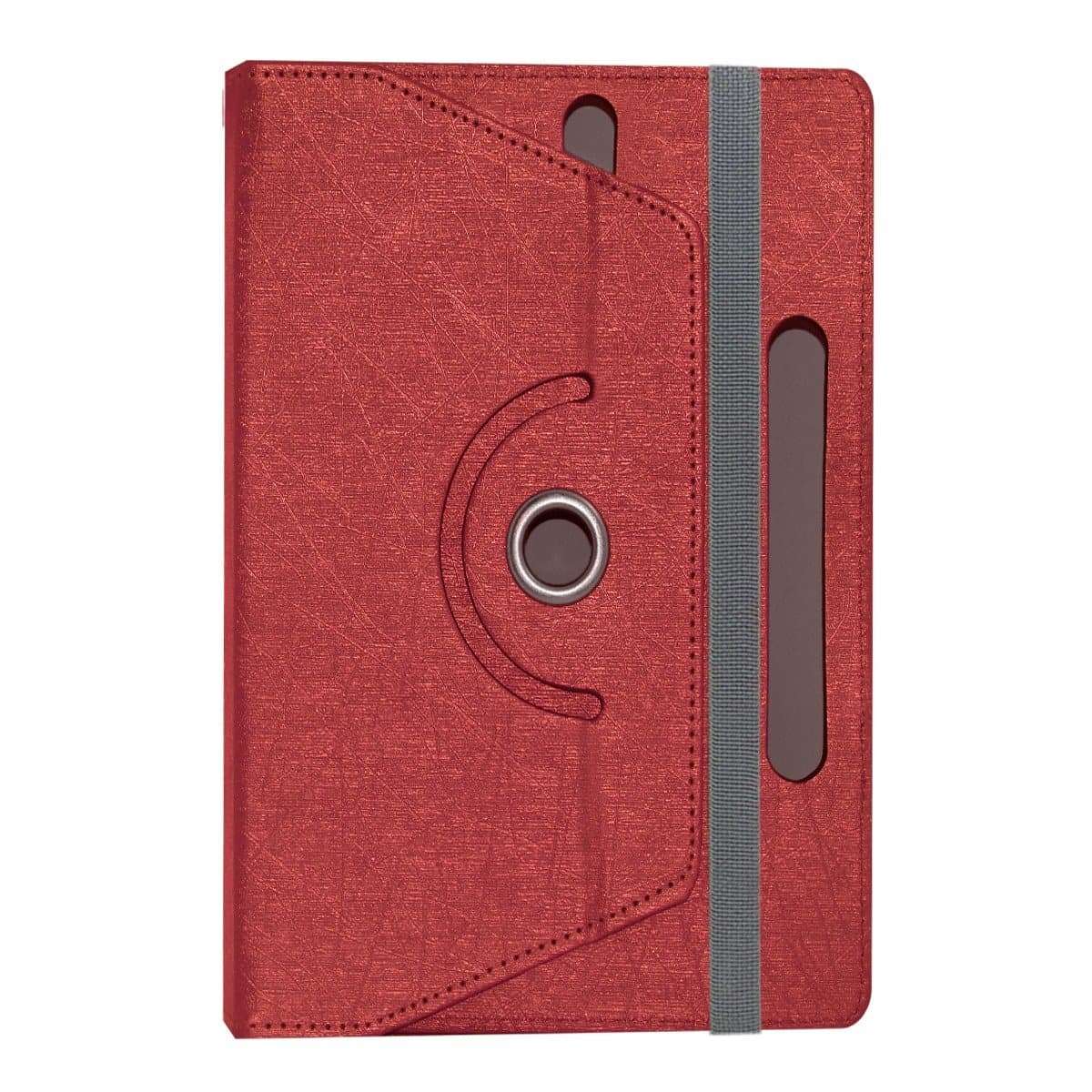 Acm Designer Rotating Leather Flip Case Compatible with Lenovo 710i Cover Stand Peach 3