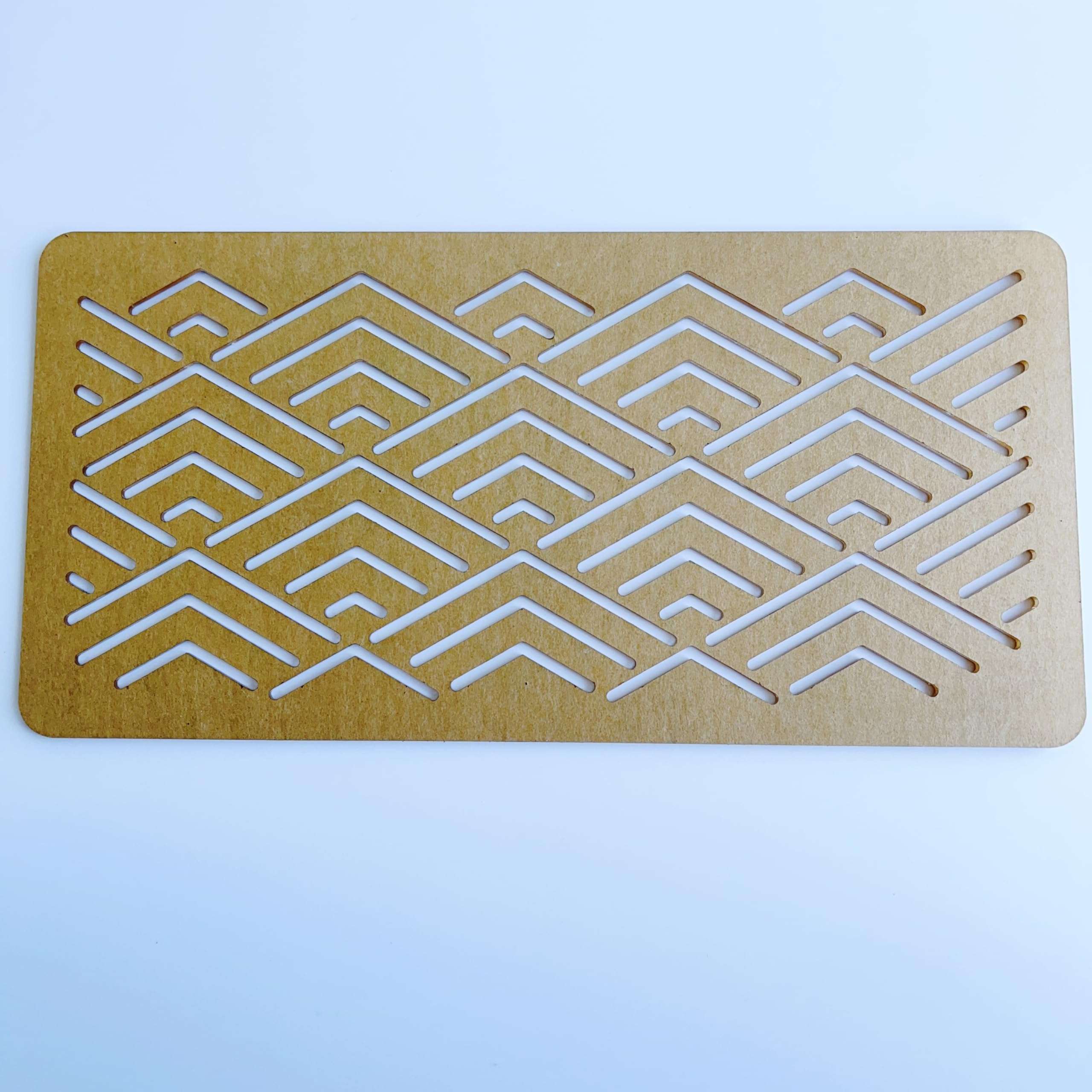 Clear Acrylic Sashiko Stencil, Embroidery Pattern Template, Quilting Stencil Tool (Pattern D) 1