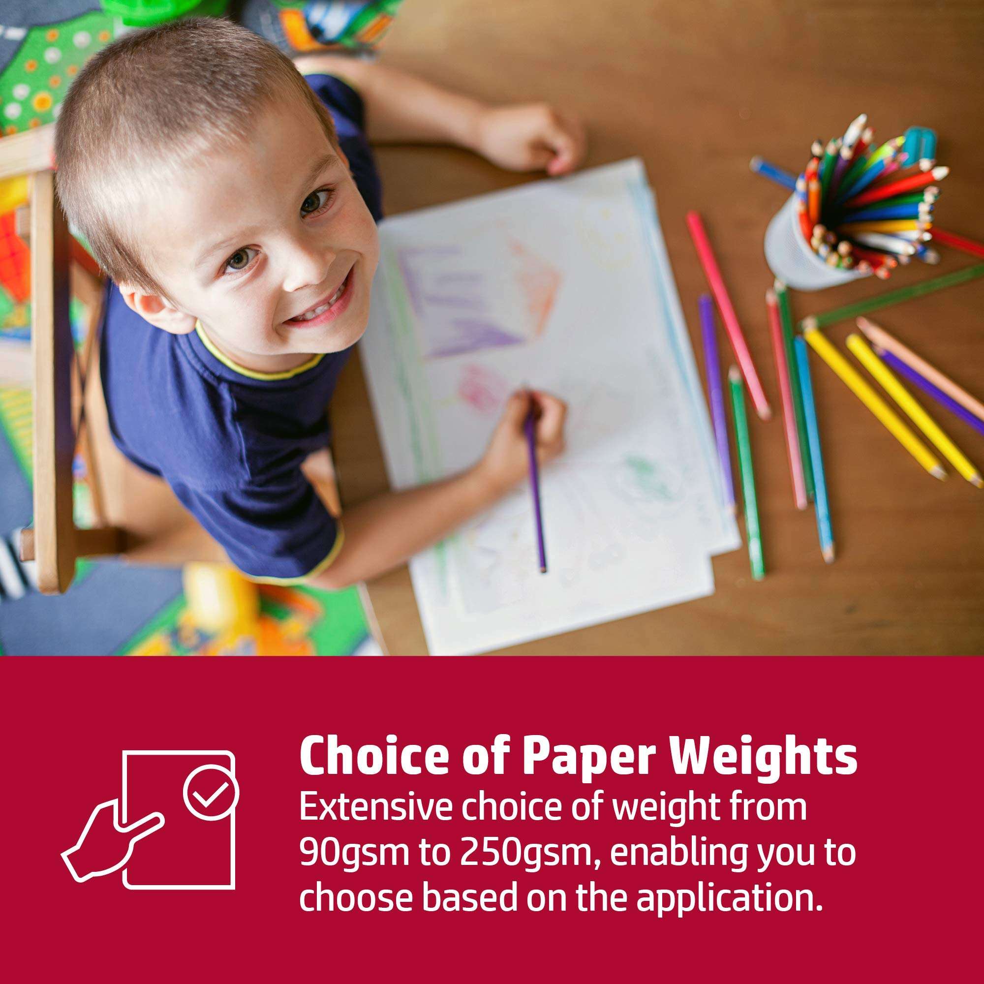 HP Papers CHP752 120GSM A4 Color Laser Paper, 500 Sheets, White 4