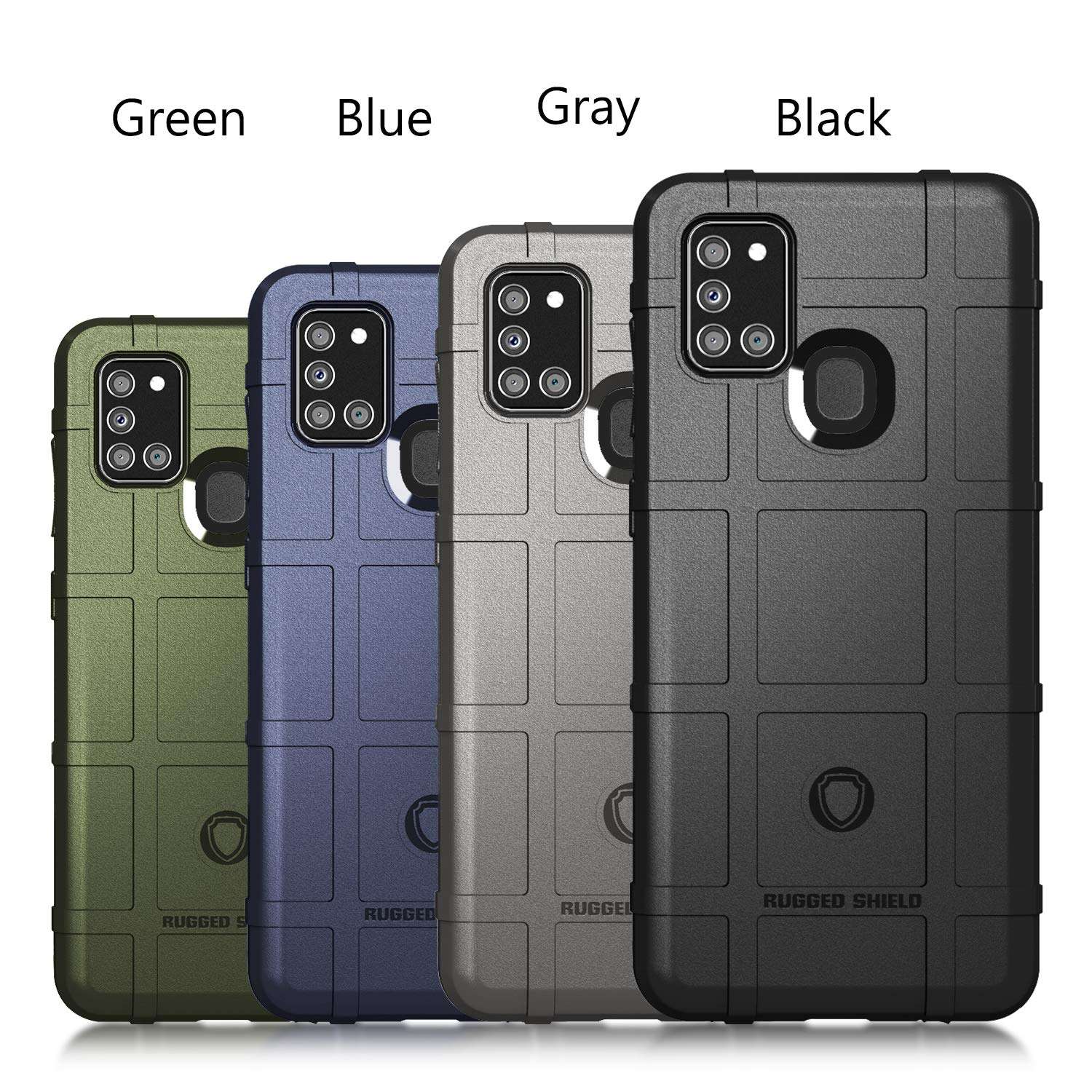 Sucnakp for Galaxy A21S Case Samsung A21S Case Heavy Duty Shock Absorption Phone Cases Impact Resistant Protective Cover for Samsung Galaxy A21S（New Army Green） 6