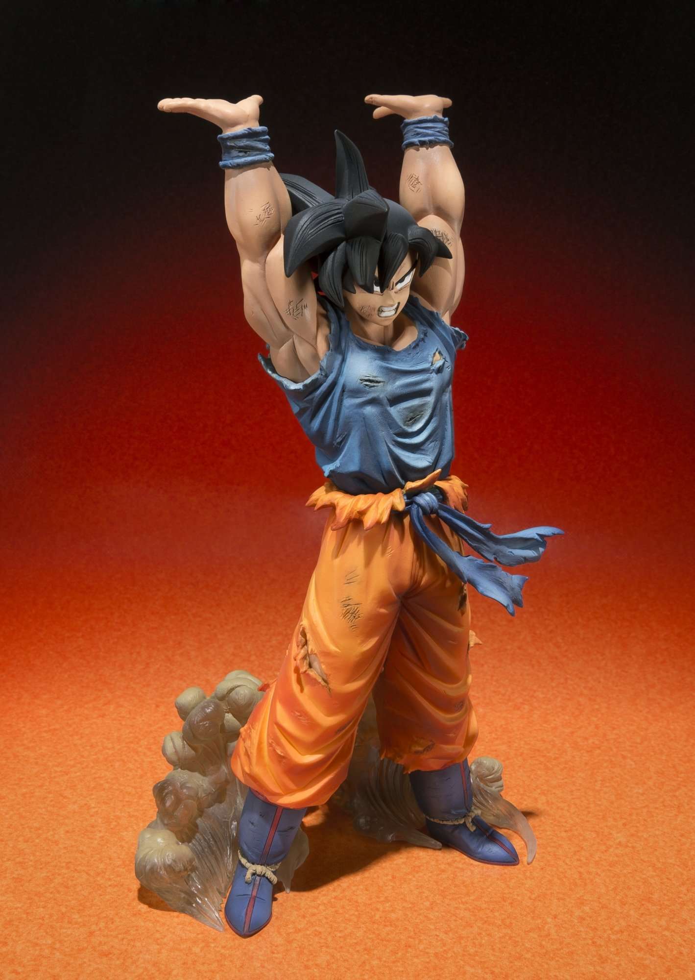 TAMASHII NATIONS Bandai FiguartsZero Son Goku Spirit Bomb Ver Dragon Ball Z Action Figure 5