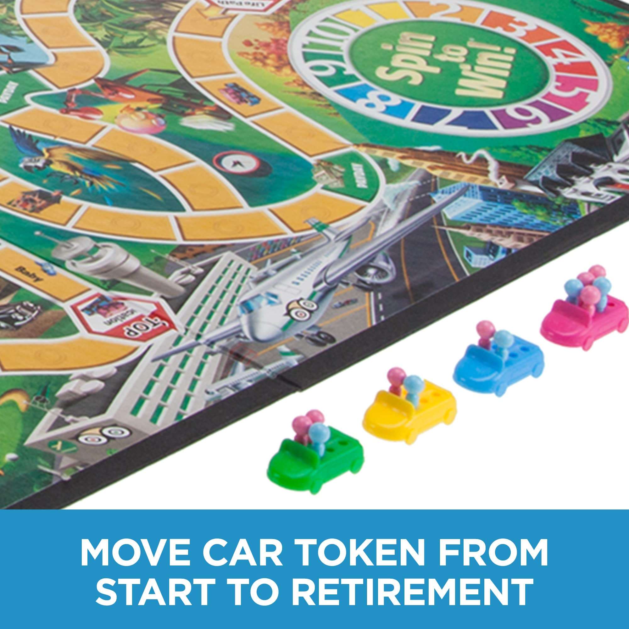 Hasbro Gaming The Game of Life Board Game, Family Games for Kids Ages 8+, Includes 31 Careers, Family Board Games for 2-4 Players, (Amazon Exclusive) 5