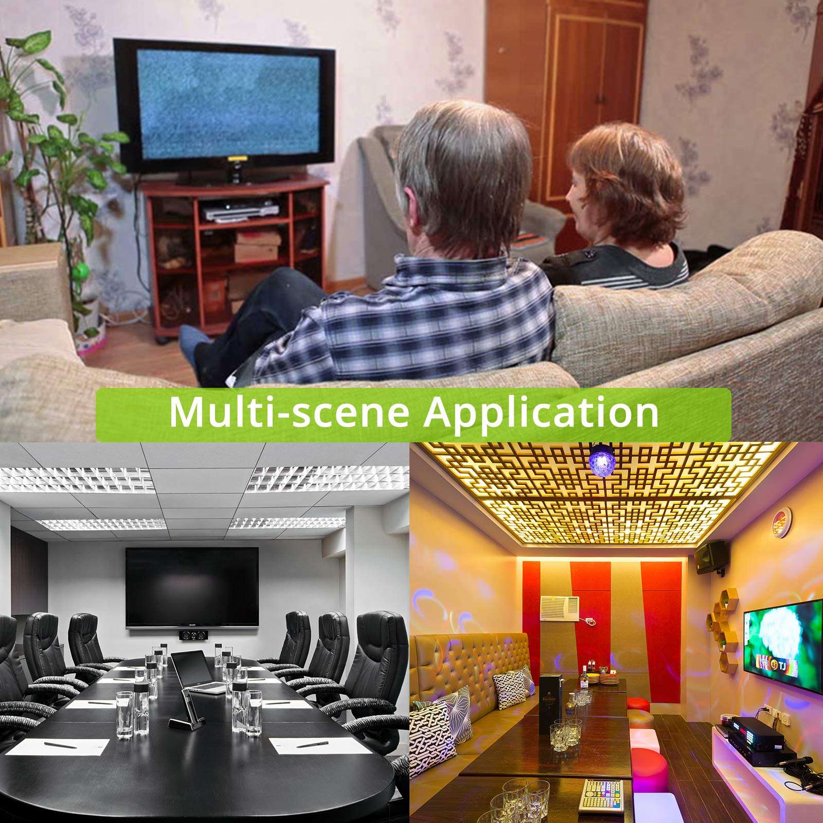 LiNKFOR HDMI to AV Converter HDMI to RCA Adapter 1080p HDMI to AV CVBS RCA Converter SupportNTSC PAL with 1.5m AV Cable Compatible with TV PC PS3 STB VHS VCR Blue-Ray DVDPlayers Projector 6