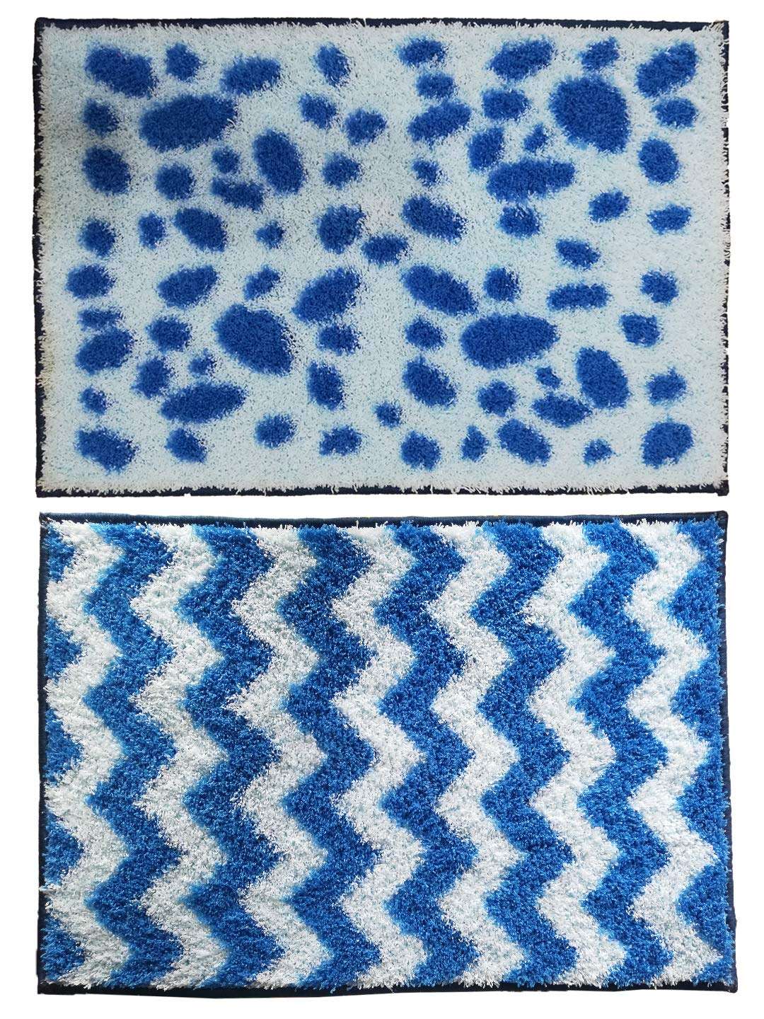 Athom Trendz Soft Anti Slip Easy Home Bath Mat, 38 X 58 cm, Multicolour 2