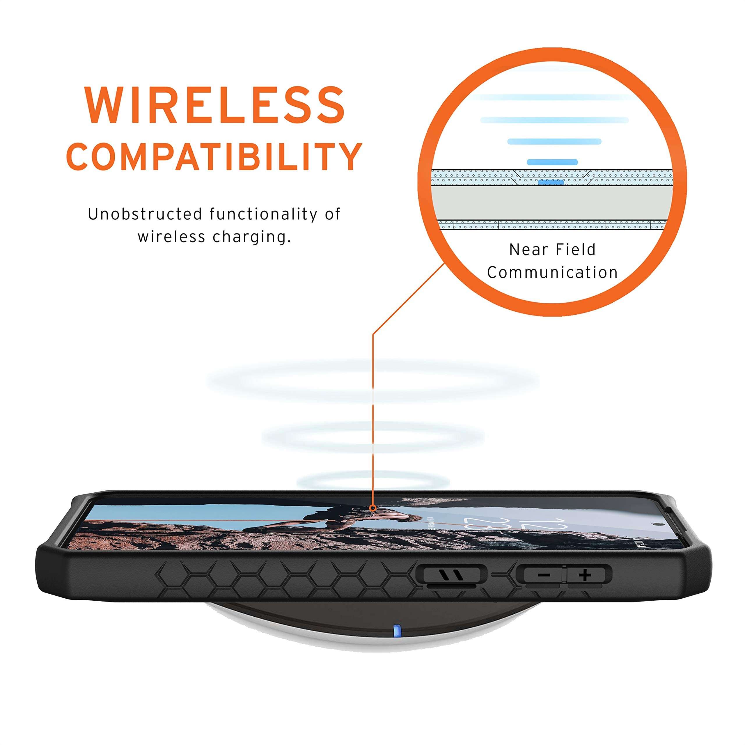 URBAN ARMOR GEAR UAG Designed for Samsung Galaxy S21 Plus Case Black Rugged Lightweight Slim Shockproof Premium Monarch Protective Cover, [6.7 inch Screen] 4