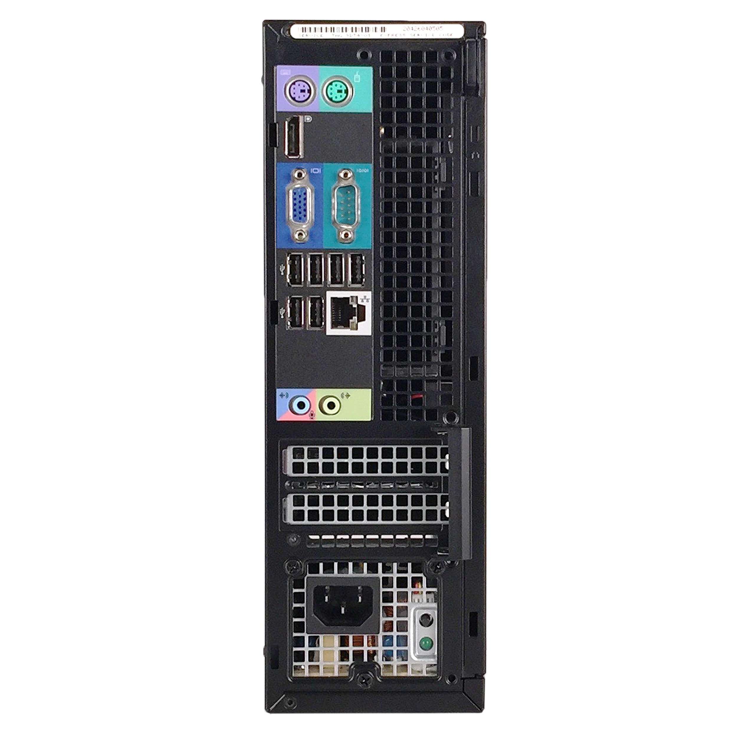 Dell 790 OptiPlex Small Form Factor Desktop PC - Intel Core i5-2400 3.1GHz, 8GB Ram, 240GB SSD, Windows 10 (Renewed) 3