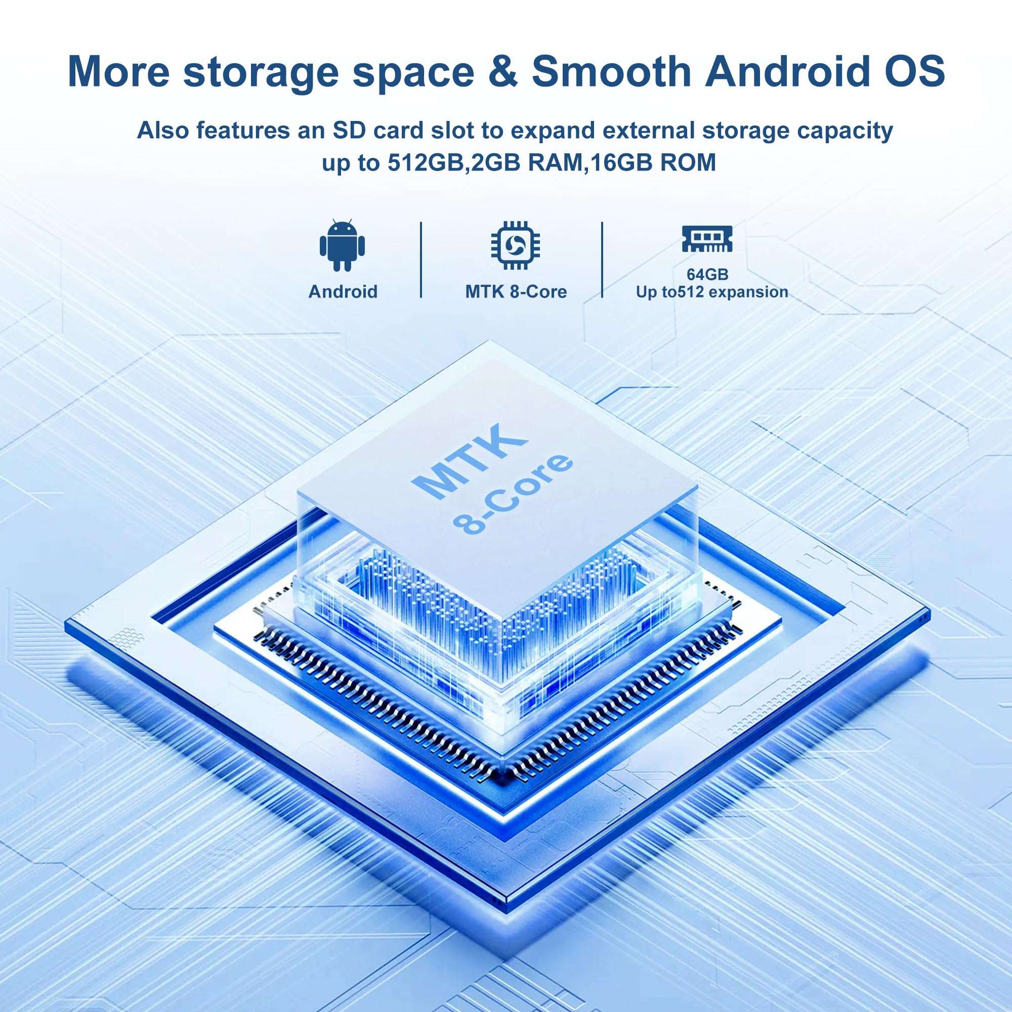 80GB MP3 Player with Bluetooth and WiFi, 4-inch Touch Screen mp3 Players with Bluetooth ， with Spotify, SpotifyKids, Audible, Andora, Amazon Player, MP4&MP3 Player up to 1TB (Black) 6