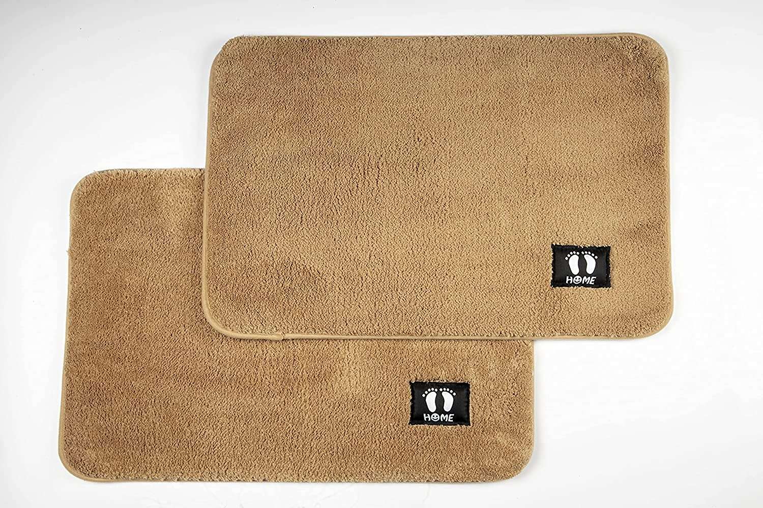 BluBasket Anti-Slip Bath Mat, Bathroom Rug, Floor mat Suitable for Kitchen, Bedroom and Bathroom, Water Absorbent,Machine Washable (Camel)(40 x 60 cm) 1