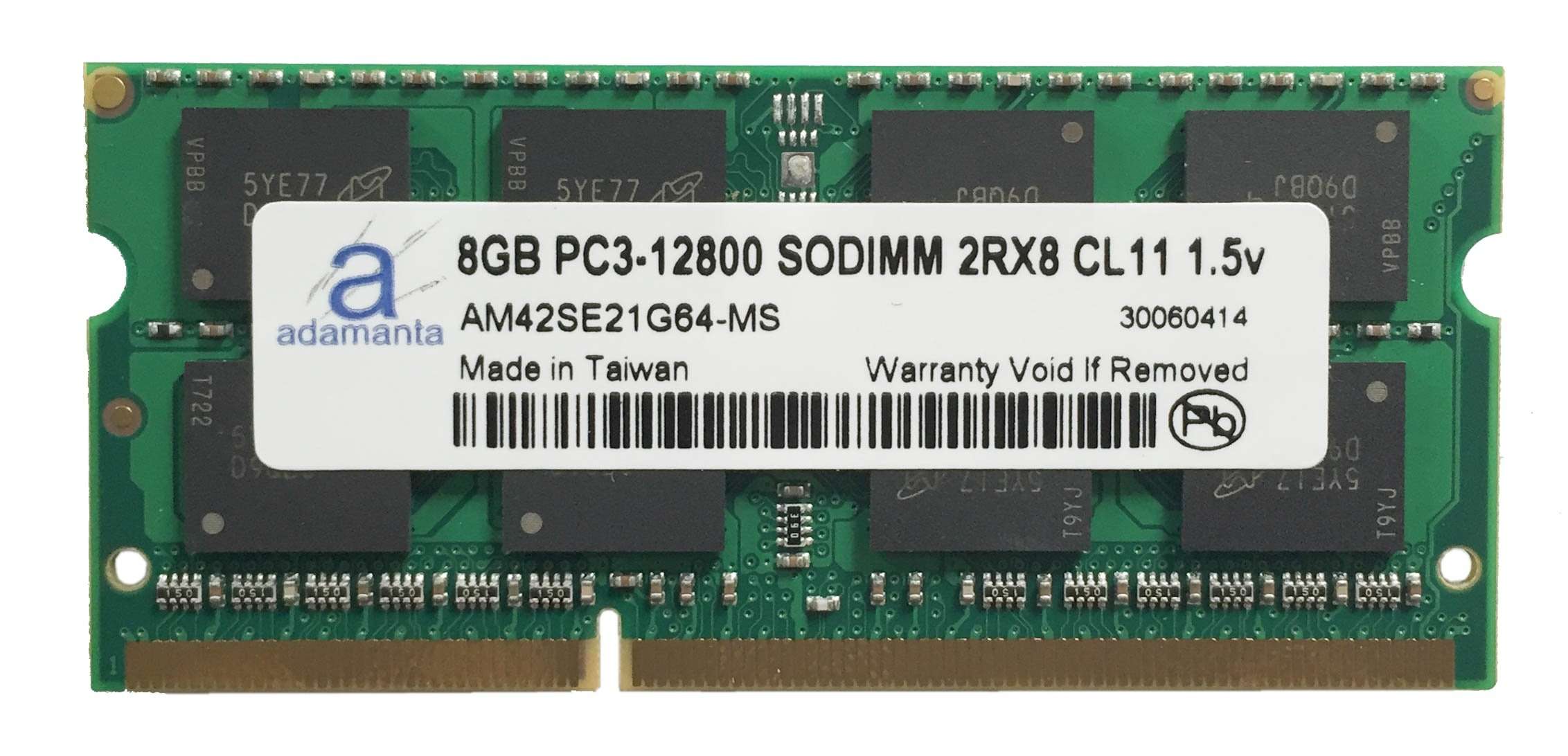Adamanta 8GB (1x8GB) Laptop Memory Upgrade for HP Envy m6-1158ca DDR3 1600Mhz PC3-12800 SODIMM 2Rx8 CL11 1.5v Notebook DRAM