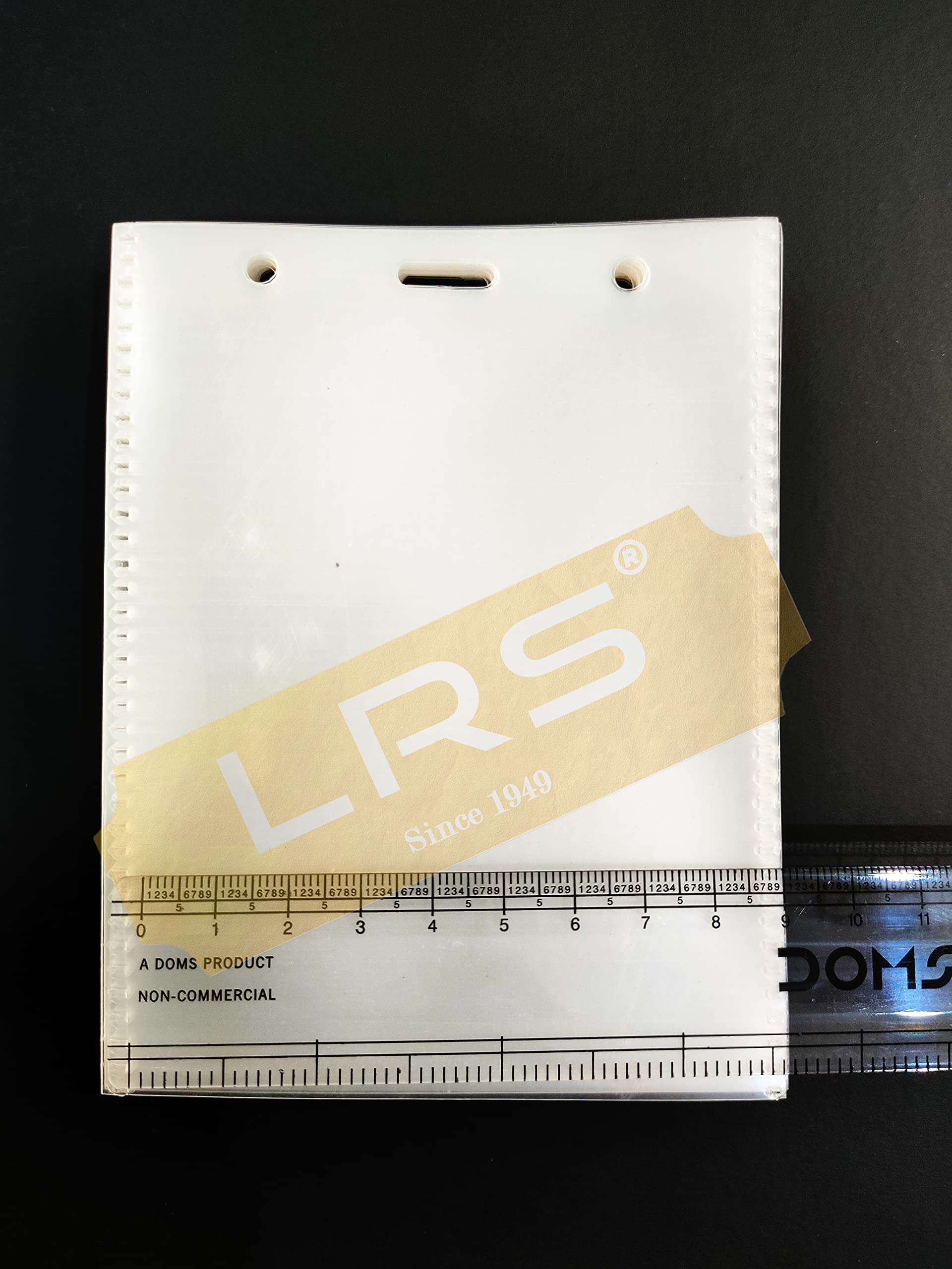 LRS Soft Plastic Flexible I.D Card Holders, Pouches, Badges PrePunched for Lanyards, 110mm x 85mm Each, Vertical Top Loading for Office, School, College, University - Pack of 50 1