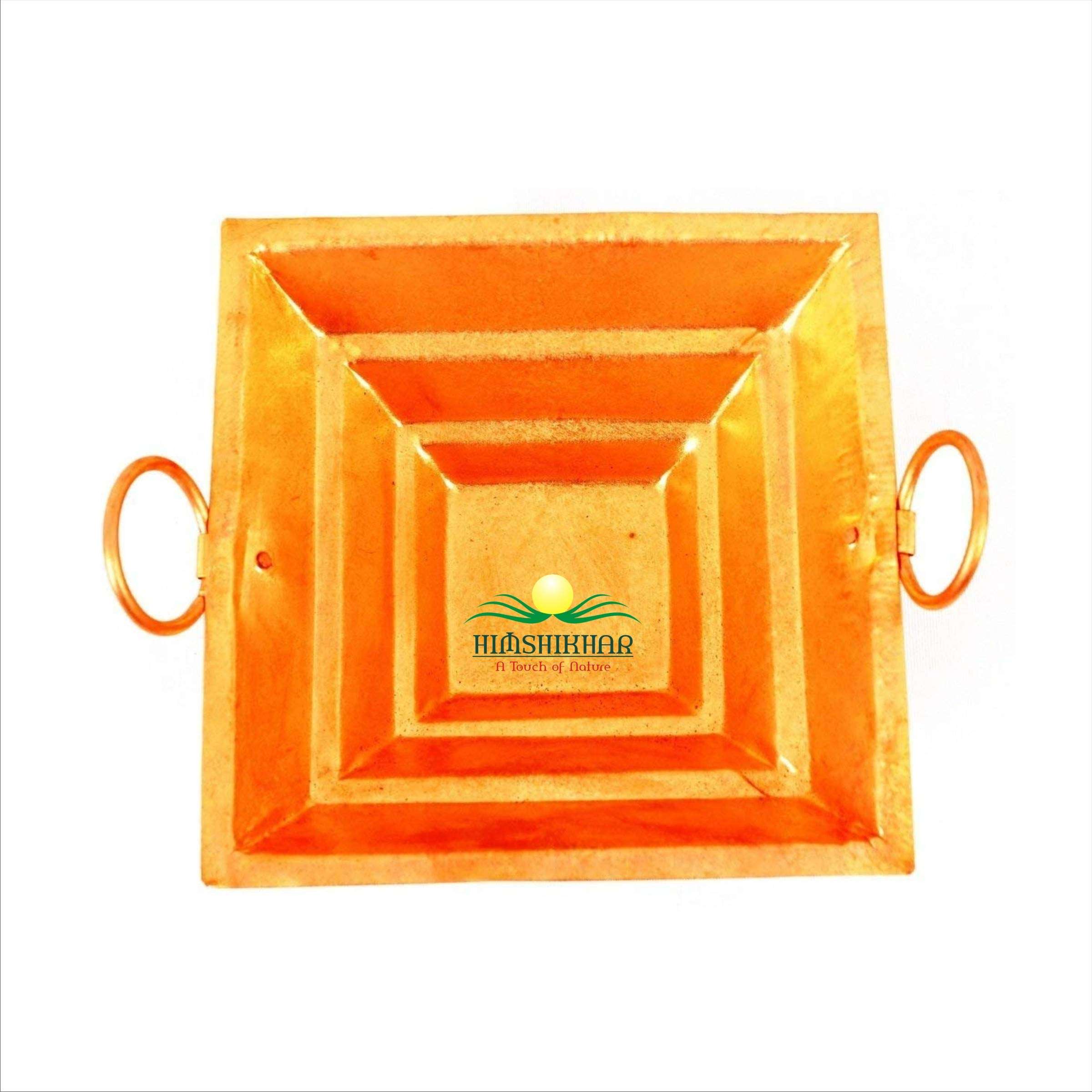 Himshikhar || Green World Pooja Samagri || Combo of Yagya Havan Kund / 100gm Natural Guggal / 100gm Hawan Samagri/Best Item for Temple/Home for All Pooja Purpose (GGW-PS-0675) 5
