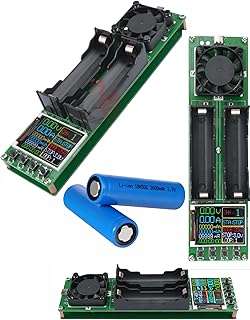 18650 Lithium Battery Capacity Tester, 1.77-inch Display, Internal Resistance Measurement, Type-C Interface, Battery Capacity Division, Running Cycle Function 1