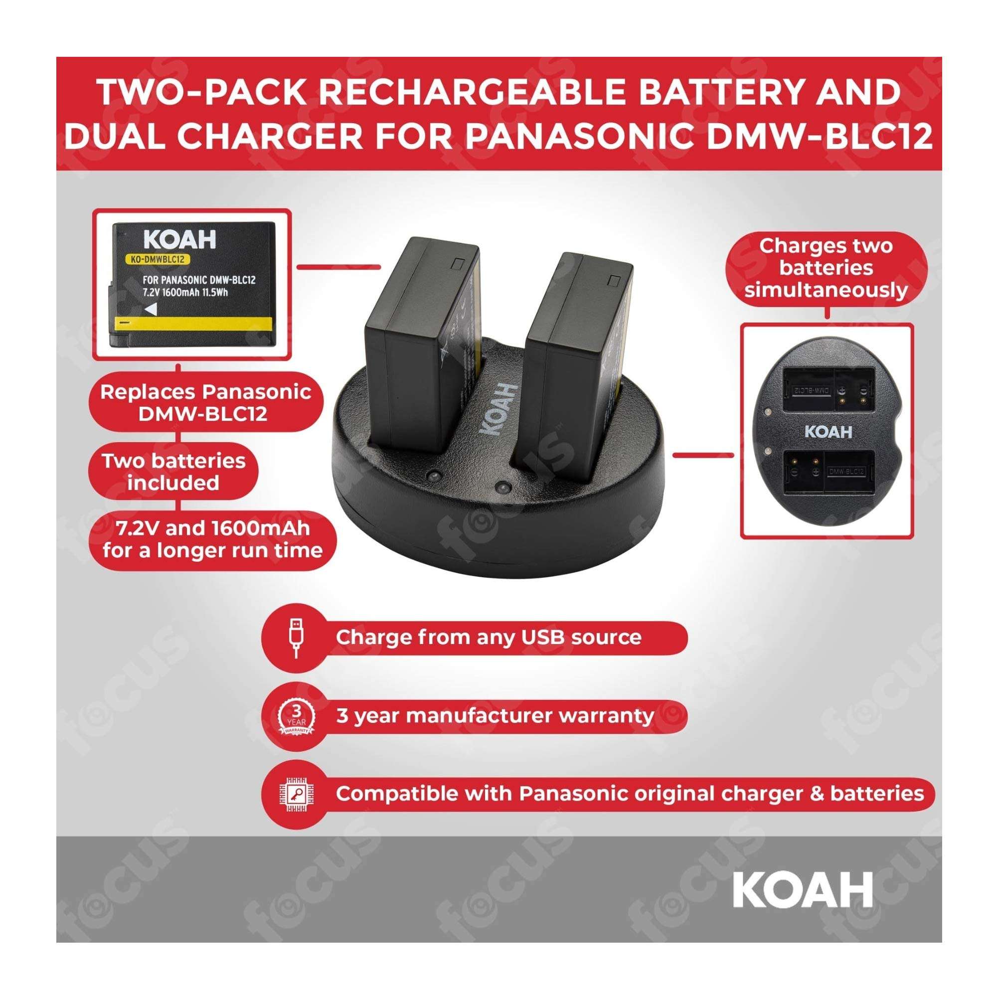 Panasonic LUMIX G7 Mirrorless Camera (Silver) with Lens and Accessory Bundle 6