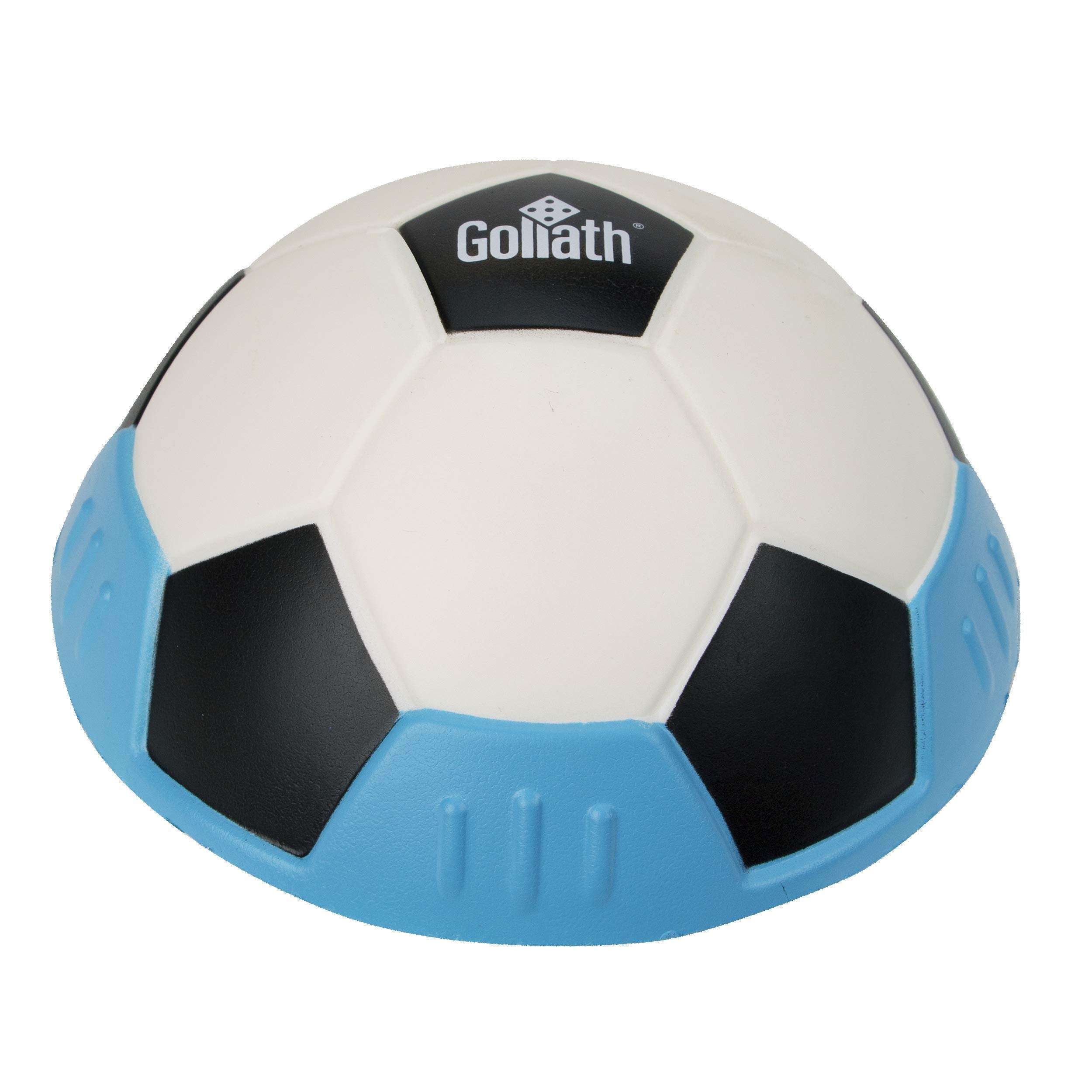 Goliath Sports Soccer Slider Soft Soccer Ball Shaped Foam Slider Effortlessly Glides Over Smooth Surfaces - for Indoor Game Play, Blue 4