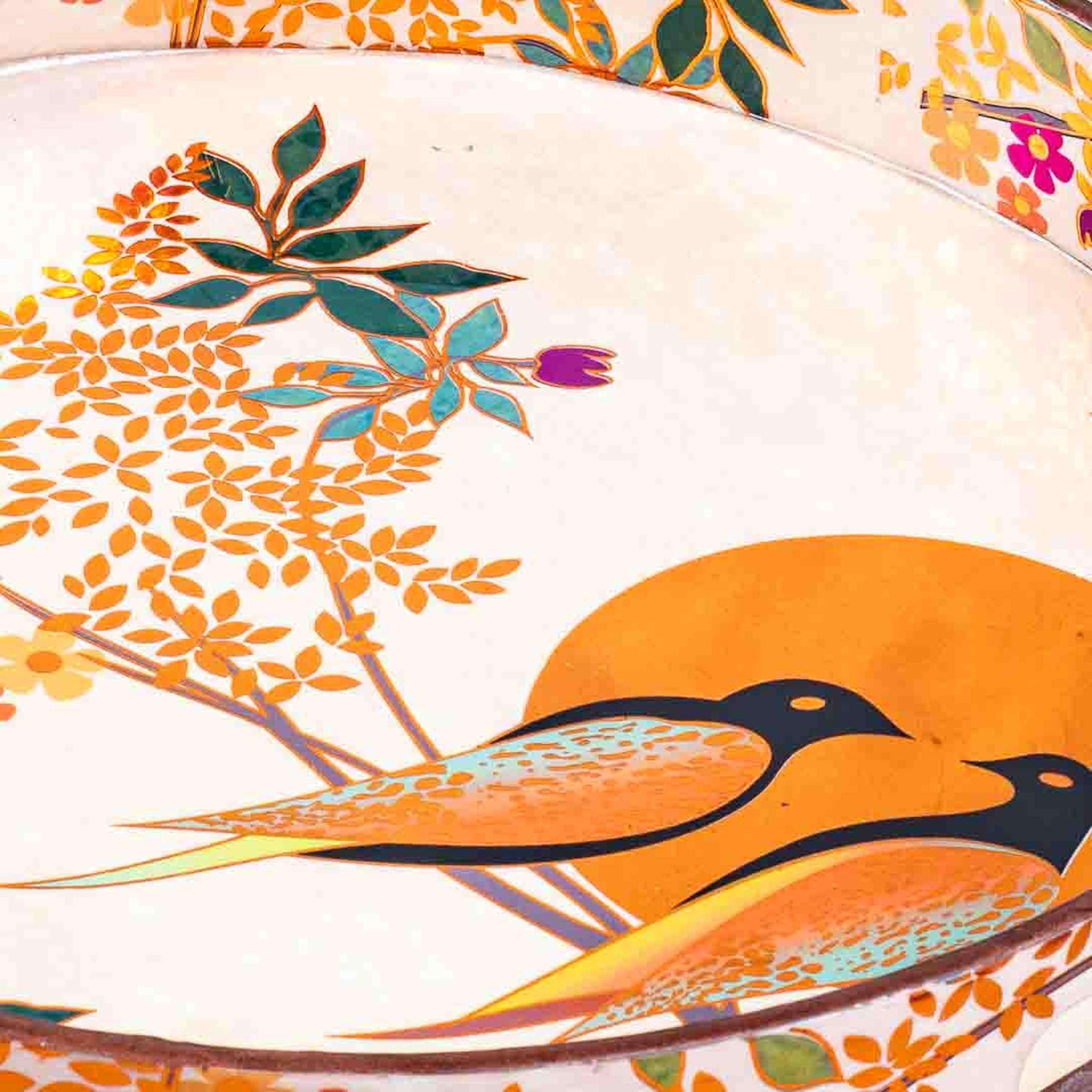 AAWRUN Love Bird MDF Round Tray Design Nine 11 Inch Round | Style 20 5