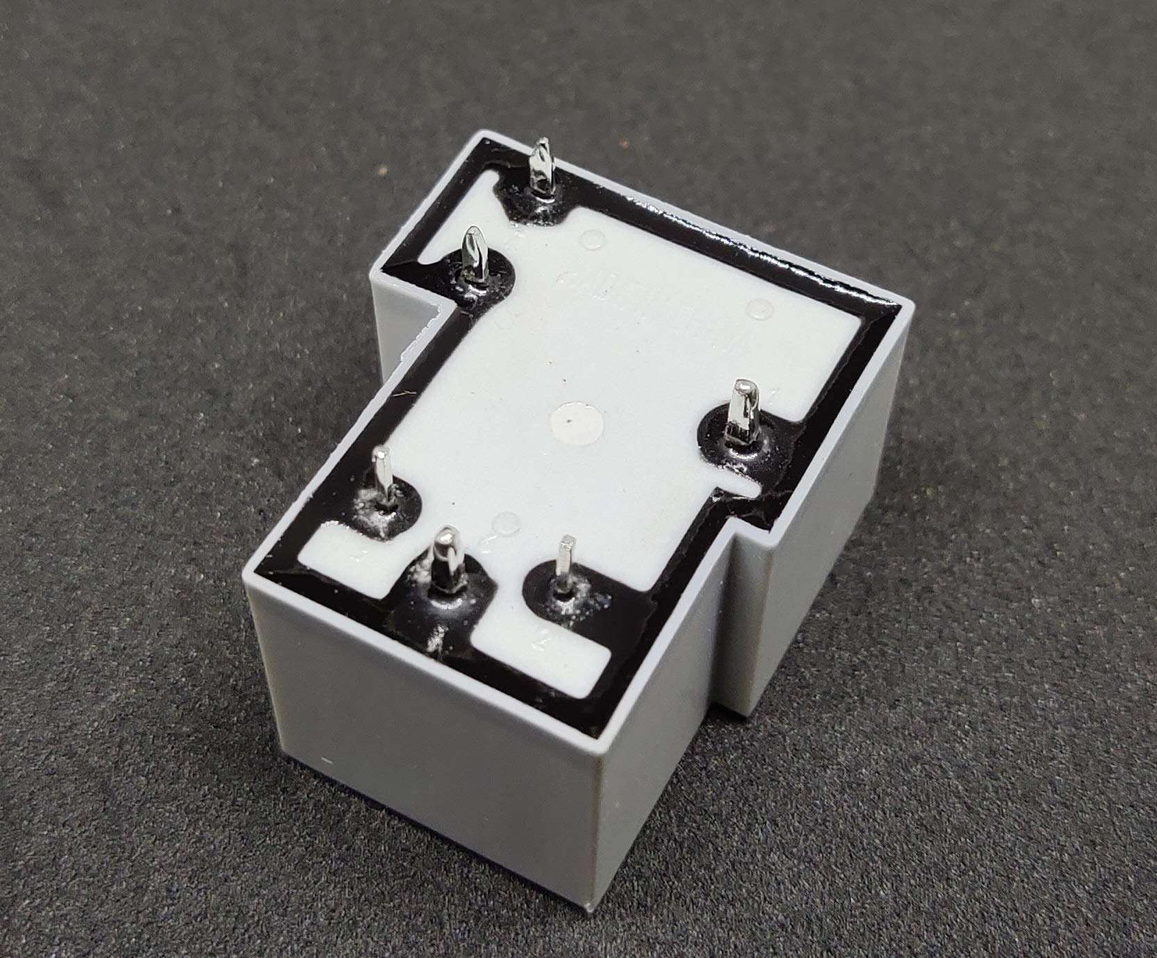 INVENTO 10pcs 12V DC Relay 6 Pin 12V 30A T Shaped PCB Mount Relay SPDT Relay for DIY Projects 4