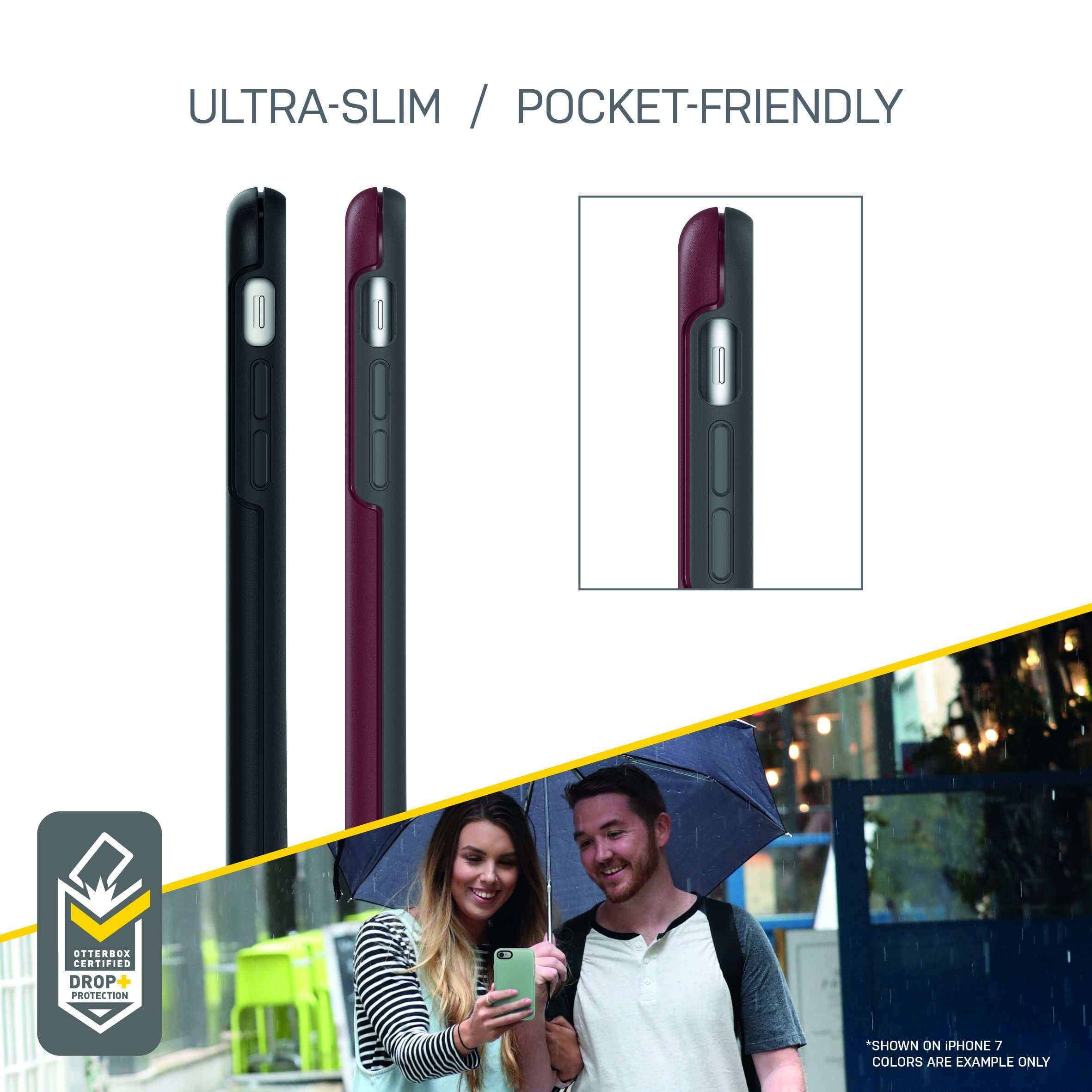 OtterBox iPhone SE 3rd/2nd Gen, iPhone 8/7 (Not Compatible with Plus Sized Models) Symmetry Series Case - MIX BERRY JAM, Ultra-Sleek, Wireless Charging Compatible, Raised Edges Protect Camera & Screen 5