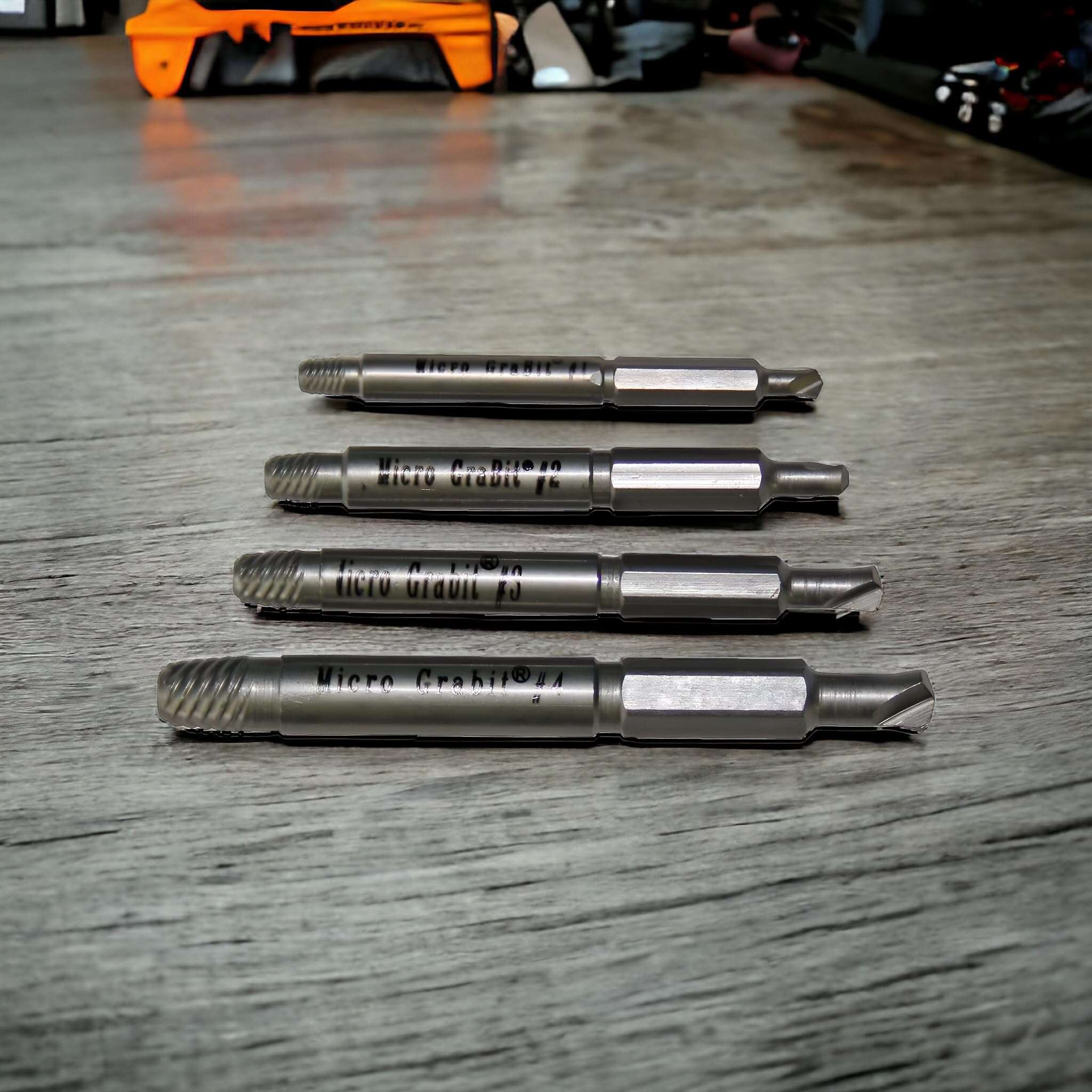 Alden 4507P Grabit Micro Broken Bolt Extractor 4 Piece Kit - Small Bolt and Screw Remover - Ideal for PC and Mac Repair - Made in The USA 6