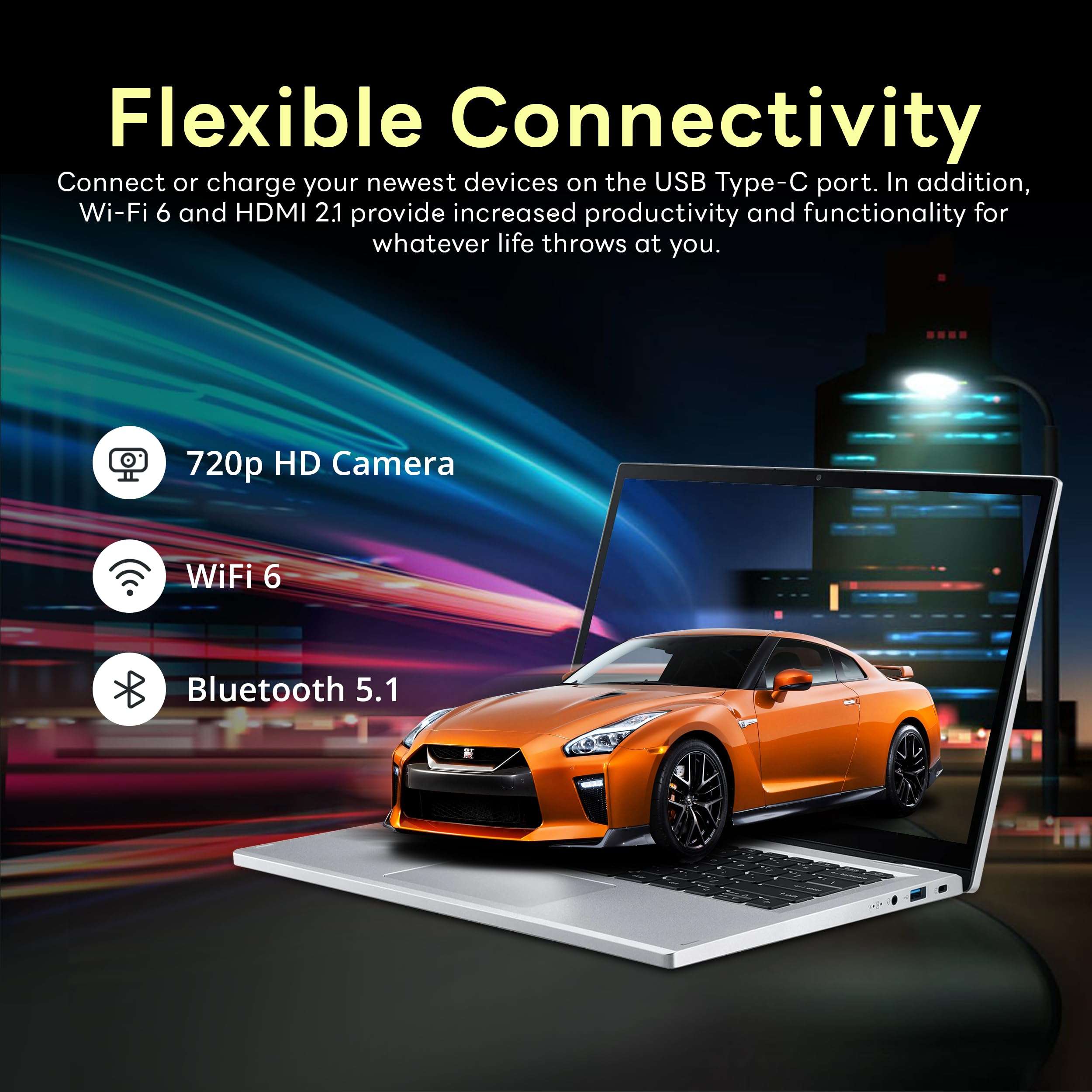 acer Aspire 3 Spin 14" 2-in-1 Laptop, WUXGA(1920 x 1200) IPS Touchscreen, Intel i3-N305, 8GB LPDDR5x, 416GB Storage(256GB SSD+160GB Docking Station Set), Wi-Fi 6, Webcam, Win 11 S, Silver 6