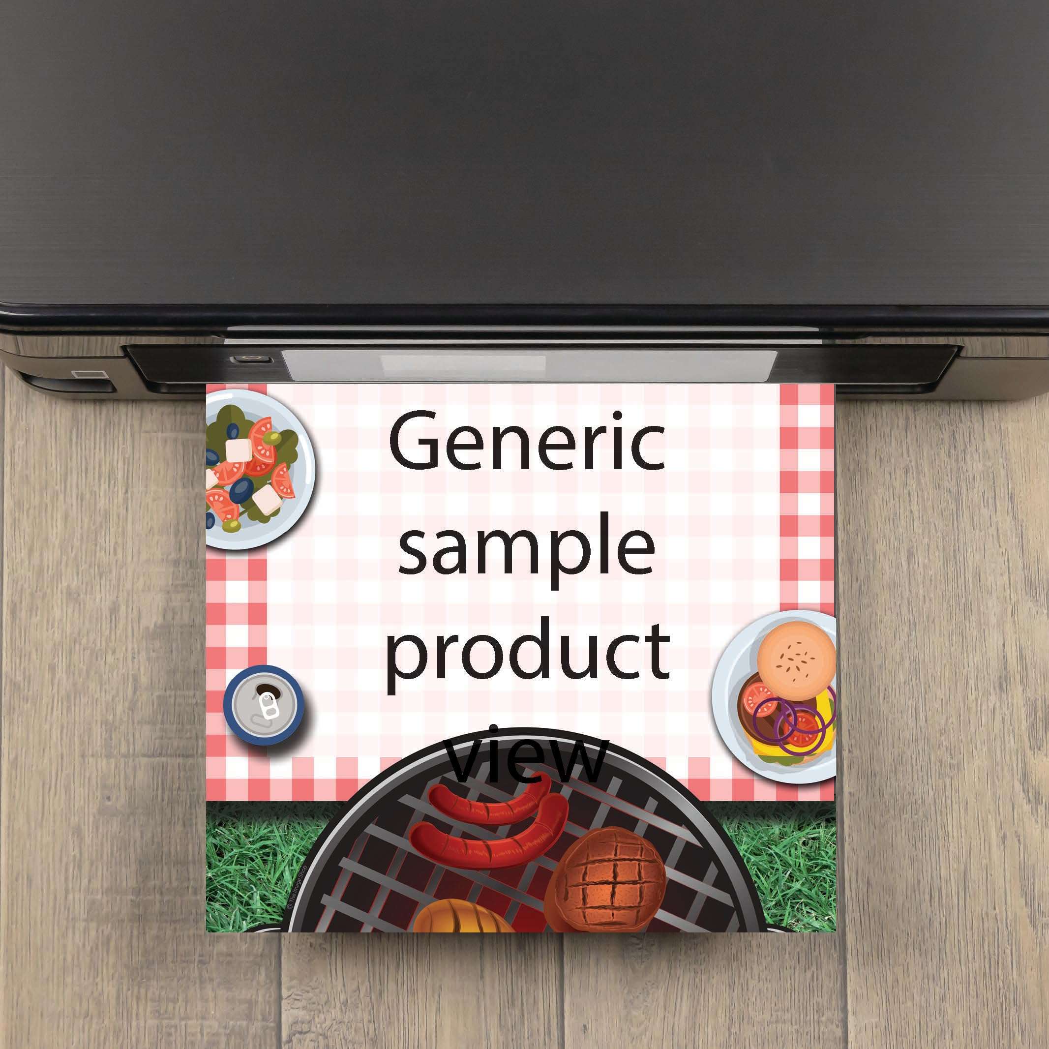 Summertime Backyard BBQ Letterhead Laser & Inkjet Printer Paper, 25 pack 5