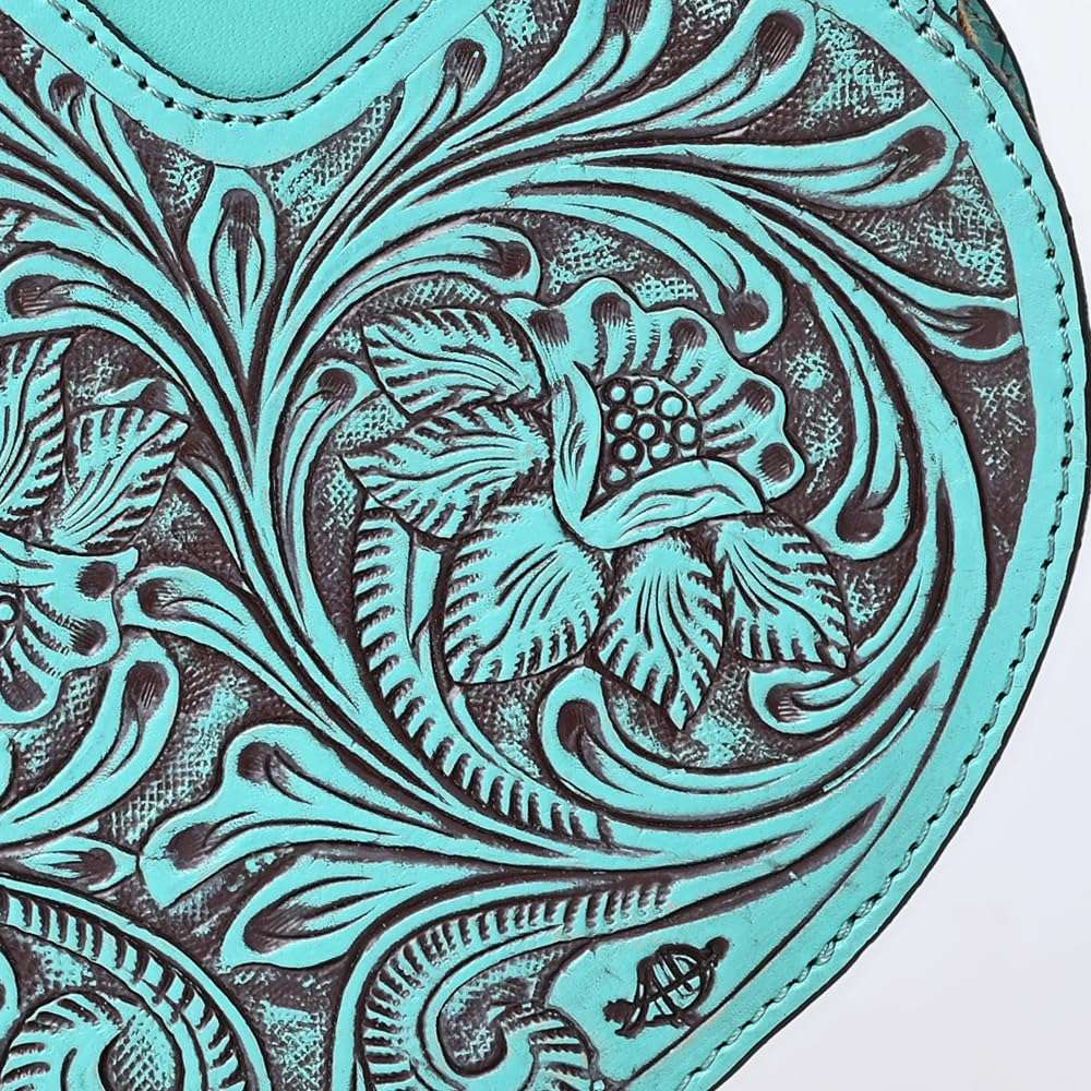 American Darling Crossbody Hand Tooled Genuine Suede Leather Women Western Handbag | Hand Tooled Bag | Travel Hand Tooled Bag 5