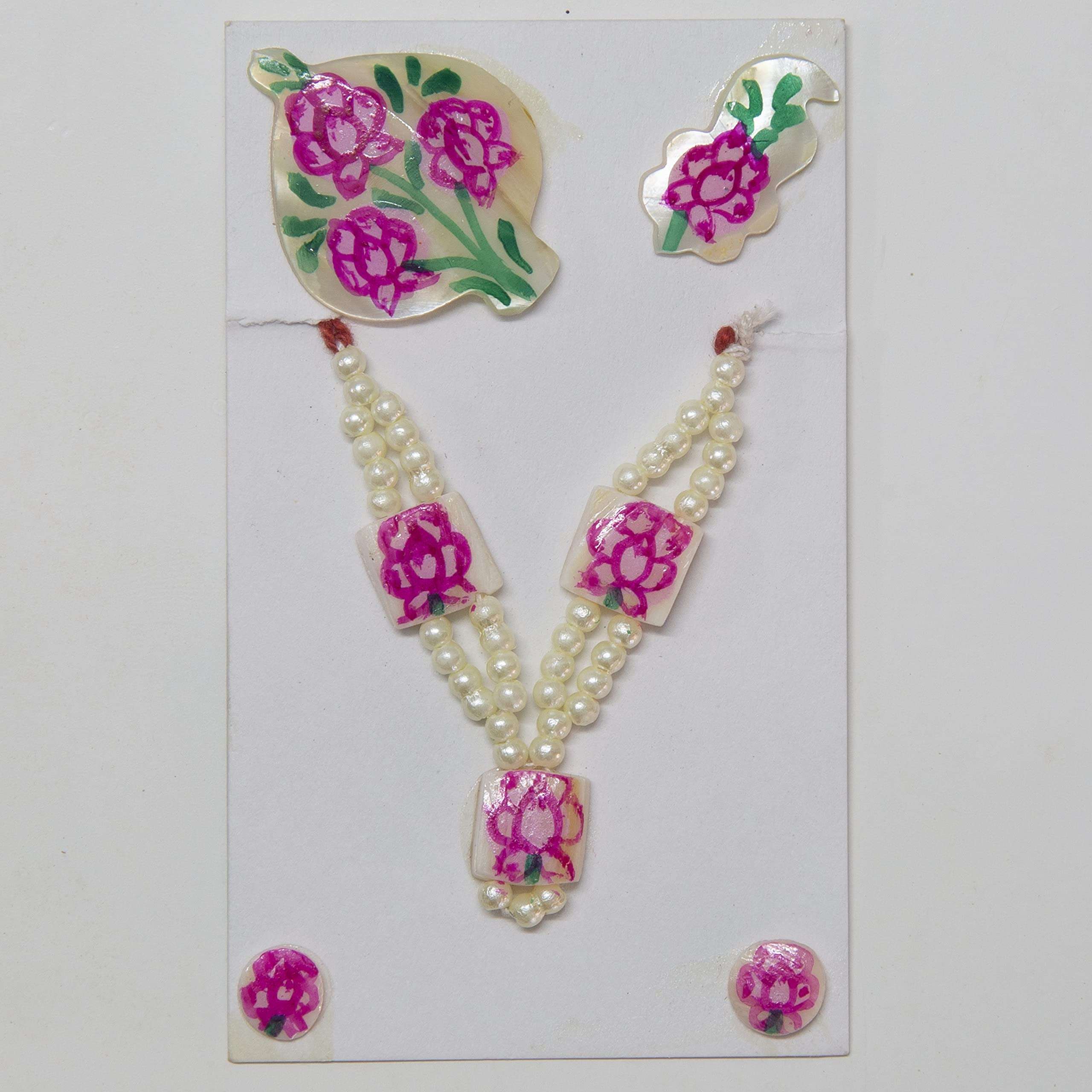 SHREEJI SHRINGAR Mala Set Including Kundal, Mukut and Shishful for All Swaroops of Krishna / .Laddu Gopal Accessories - Shreeji Shringar 4