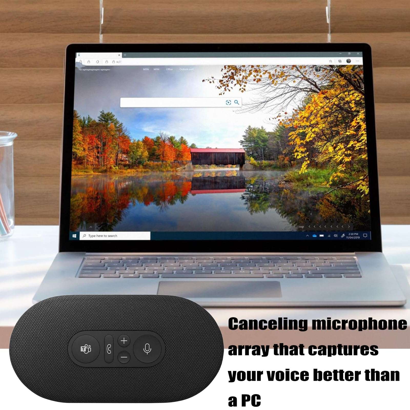 Modern USB-C Speaker for Microsoft Modern USB-C Speaker 8KZ-00001/ 8L2-00001/ 8L2-00002, MS Modern USB-C Speaker for Business Modern USB-C Speaker for Biz, 2- Way Compact Stereo Speaker(Black) 4