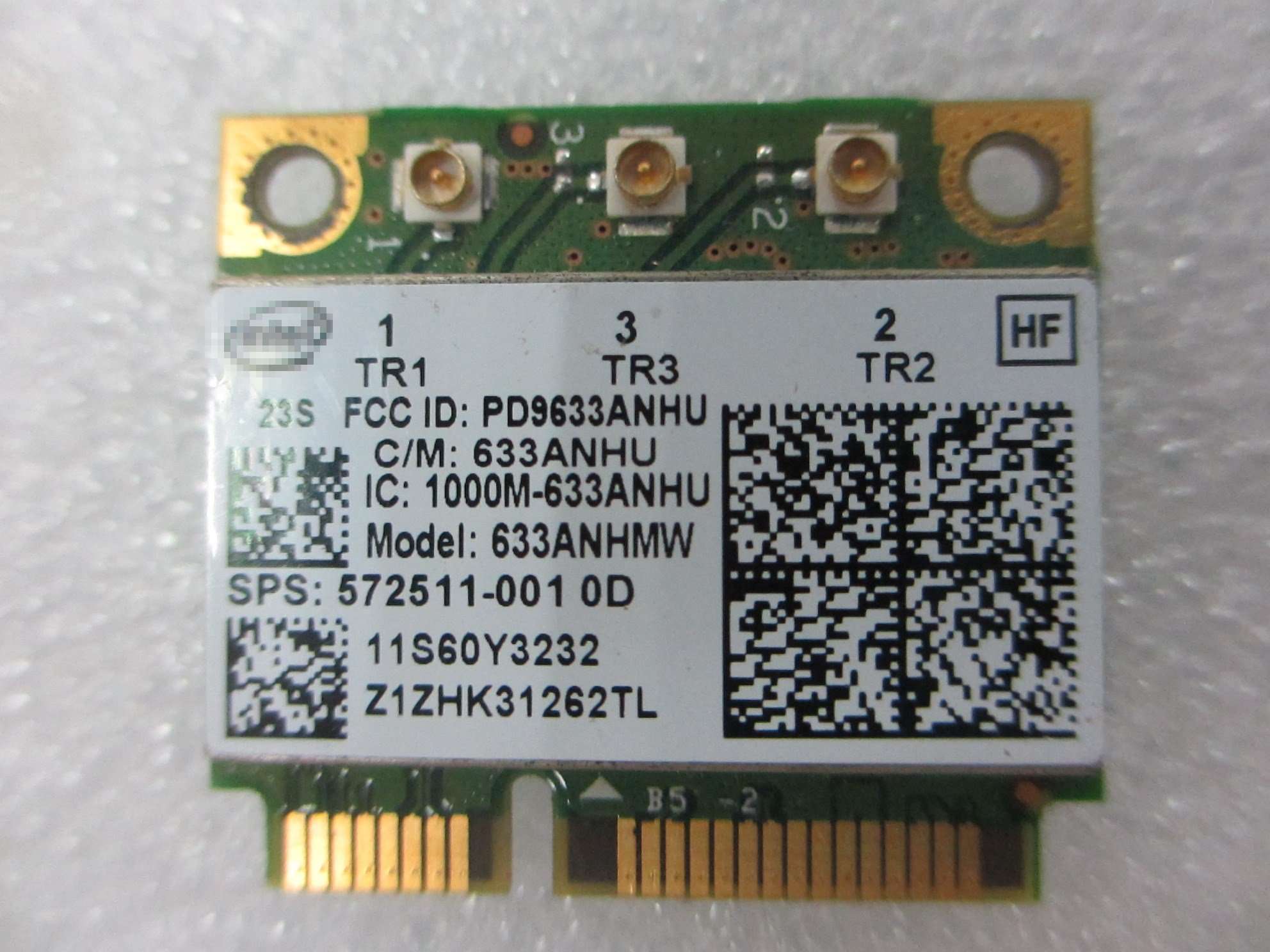 Ultimate-N 6300 Model 633ANHMW Dual Band up to 450M SPS 572511-001 for EliteBook Envy