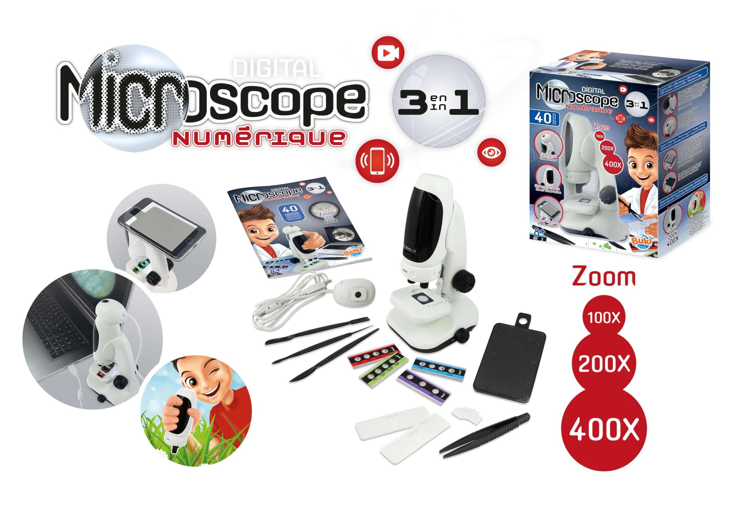 Buki France MR700 - Digital Microscope 3-in-1 5