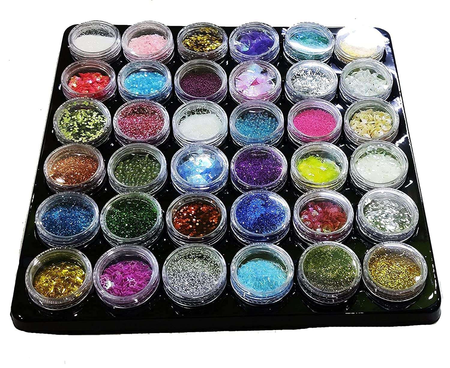 Urban SS Colorful Sparkles Nail Fabulous Art Glitter Powder (Multicolour) 3