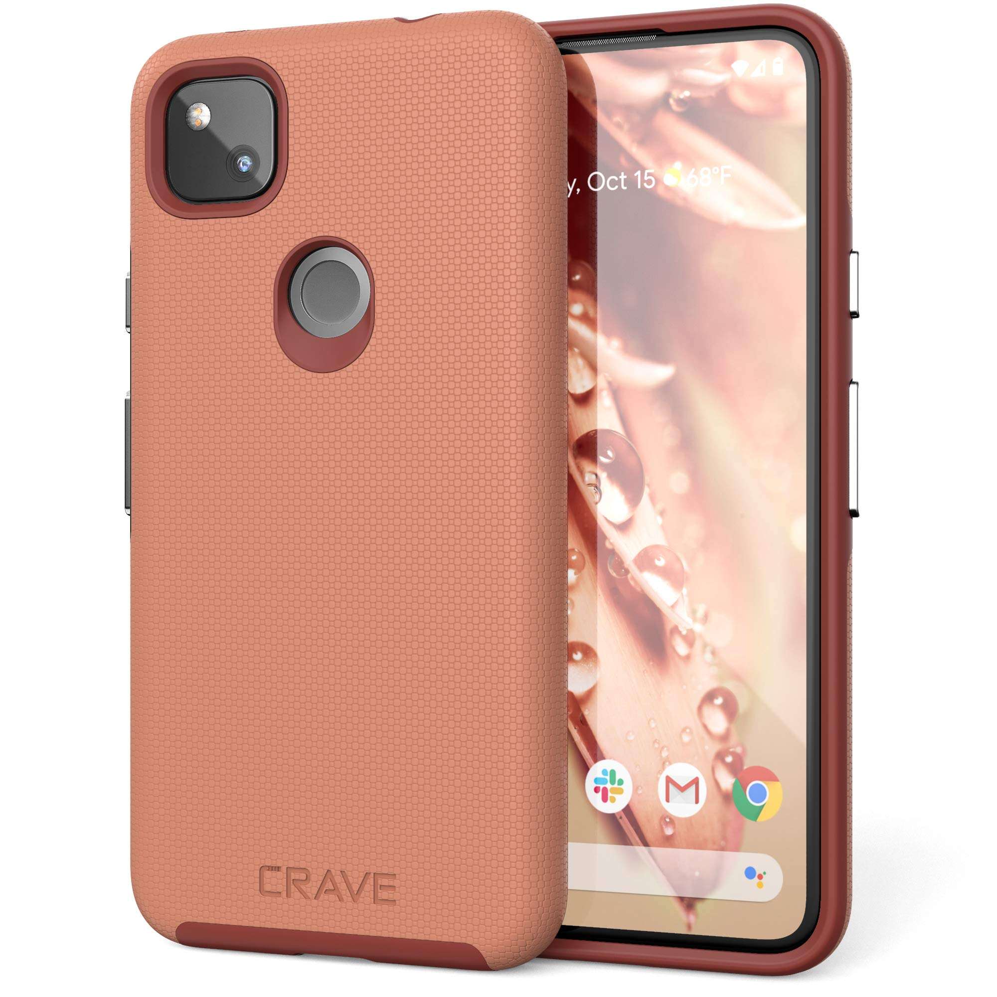 Crave Pixel 4a Case, Dual Guard Protection Series Case for Google Pixel 4a - Blush 1