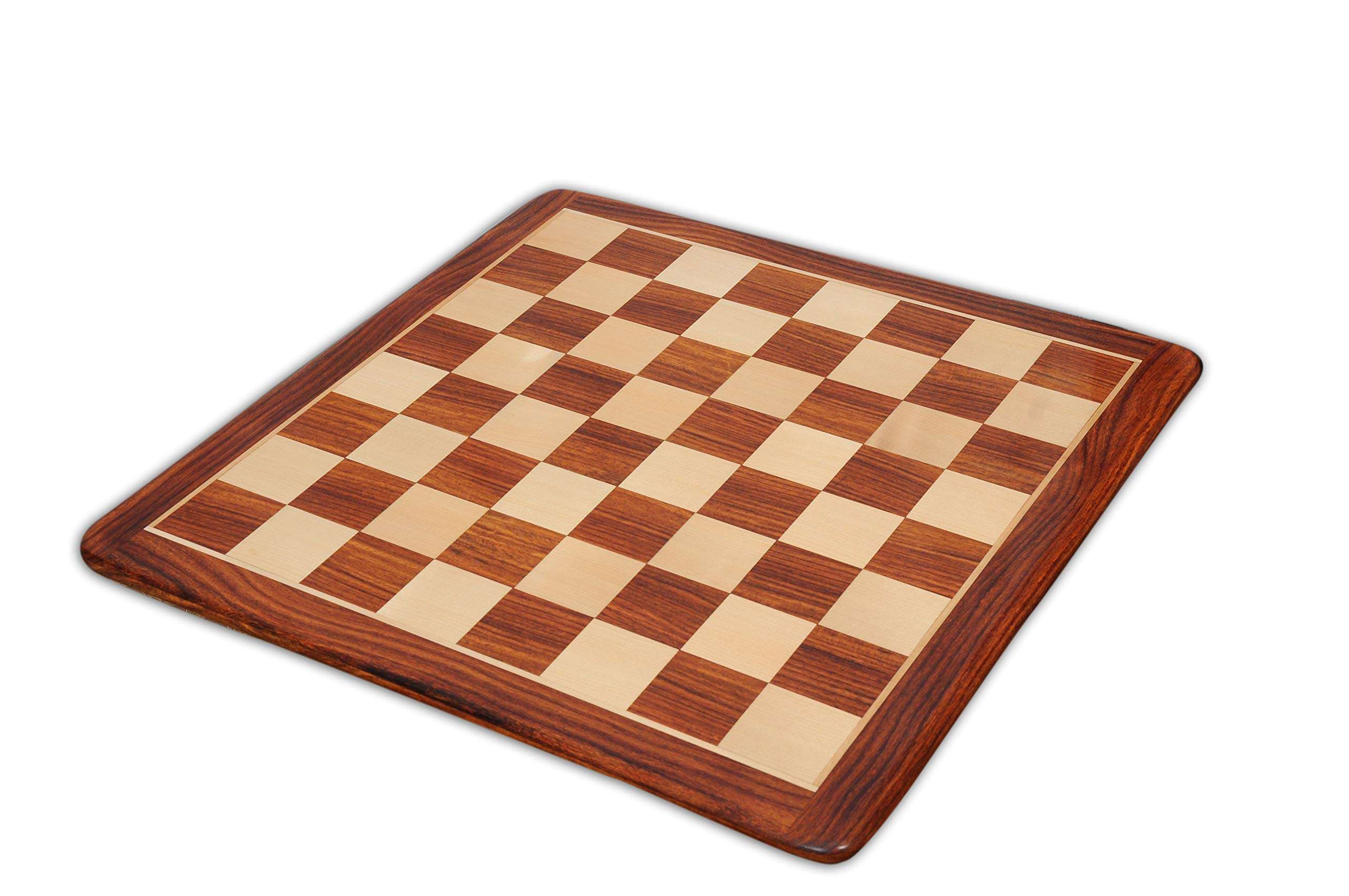 STAUNTON & CRAFTER Flat Wooden Chess 20X20 Inch Premium Edition 1
