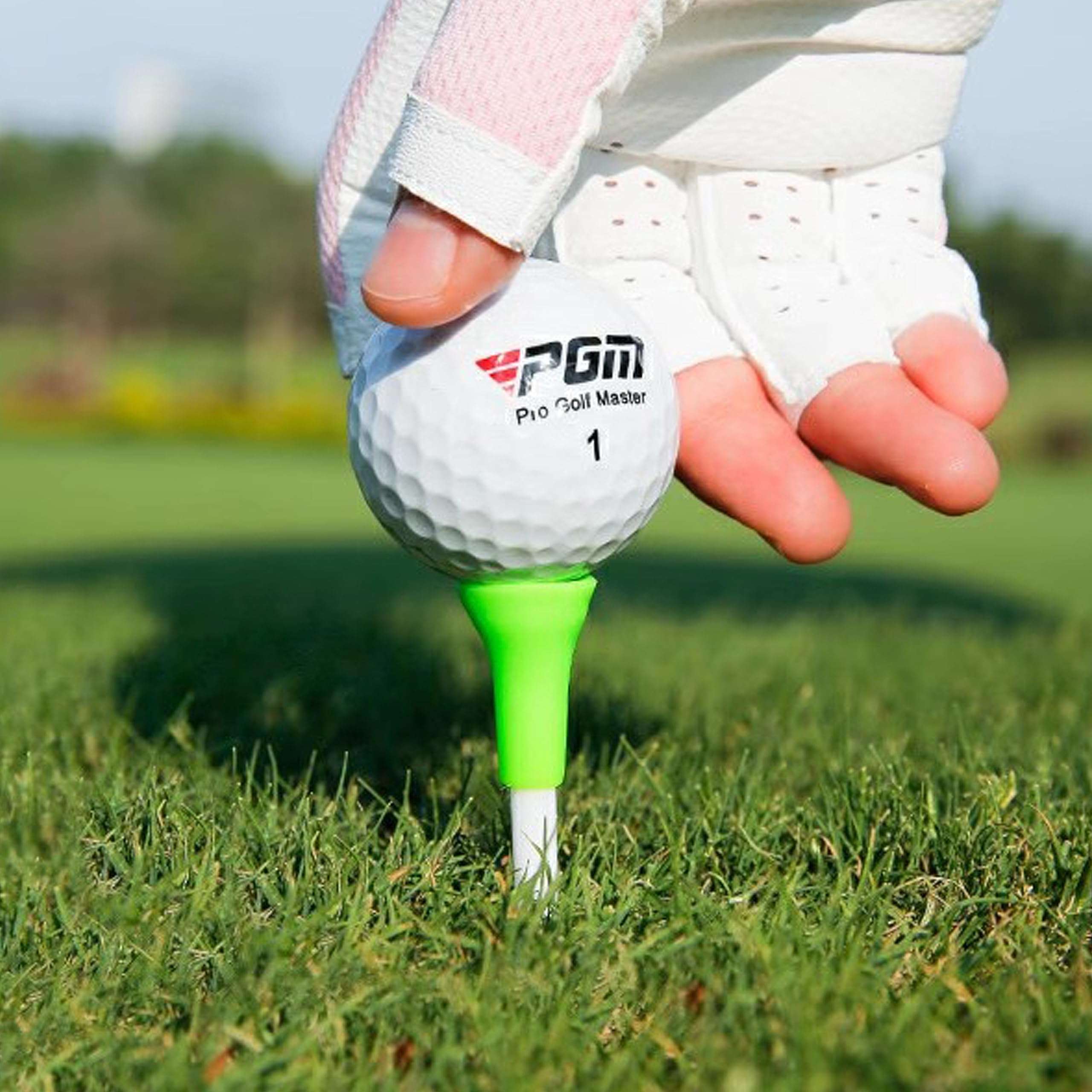 PGM Plastic Golf Tees 10 Pack - Durable, Long-Lasting, Low-Friction Design for Increased Distance, Eco-Friendly Golf Accessories 6