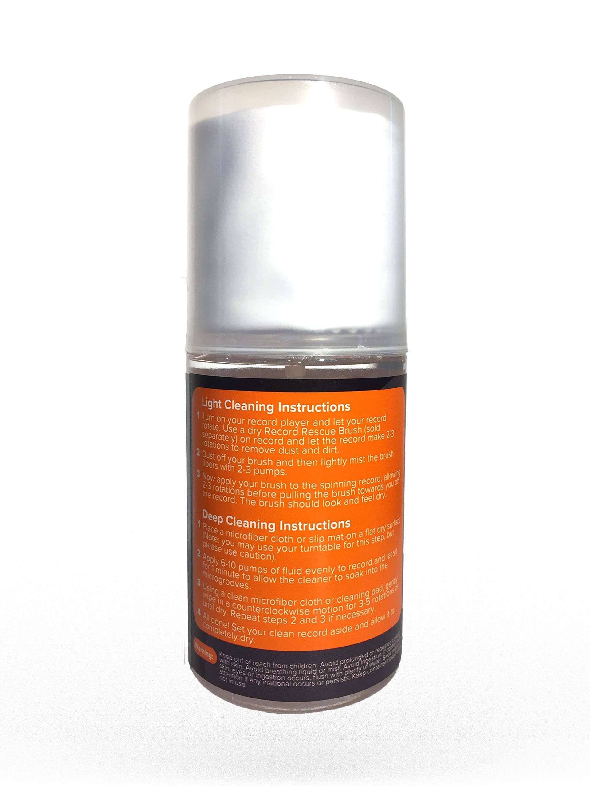 Vinyl Cleaning Fluid & Microfiber Towel - Record Washing Solution (200ml Spray Bottle) | Record Rescue 3