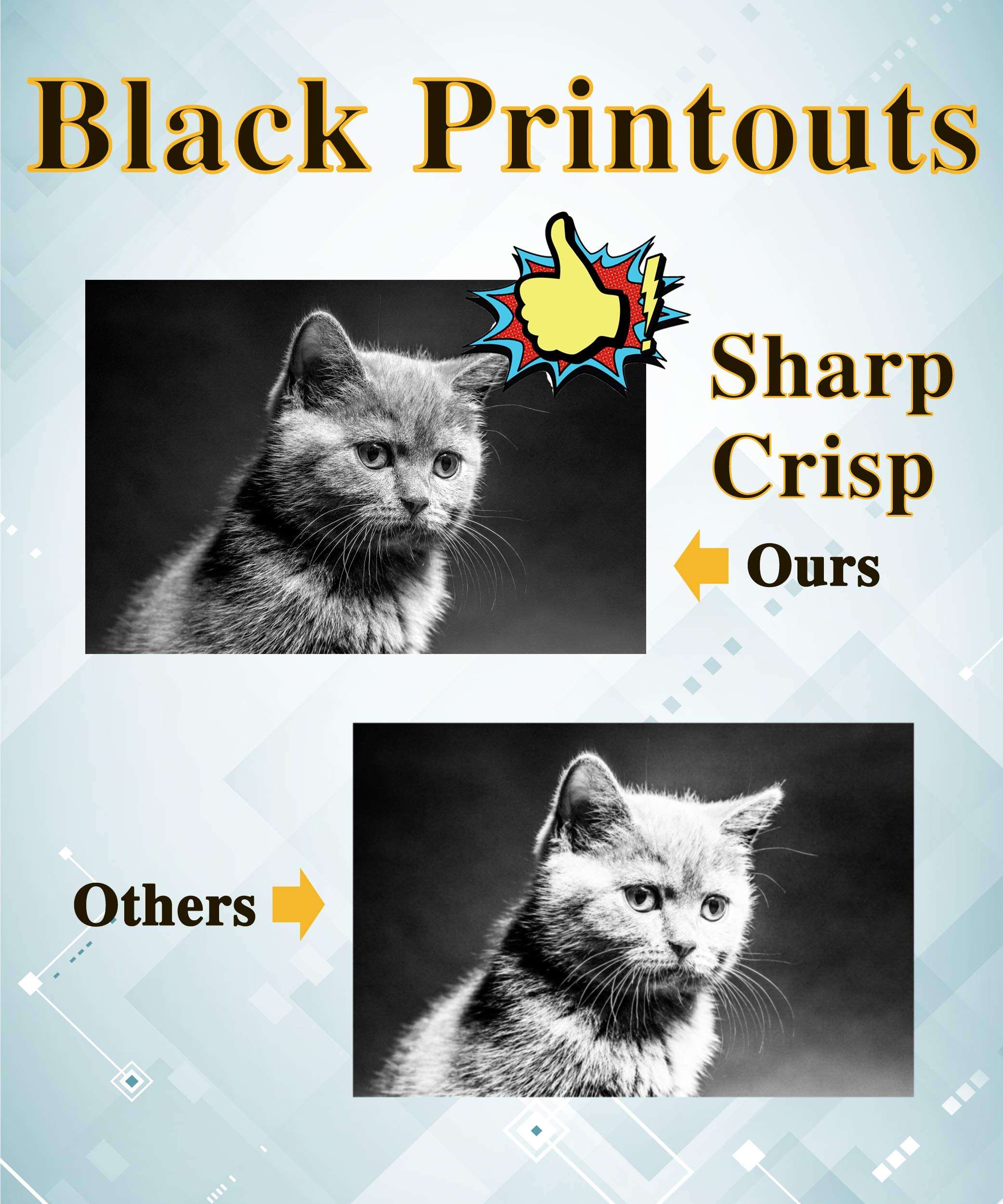 MM MUCH & MORE Compatible Ink Cartridge Replacement for Canon PGI-5 PGI5 CLI-8 Used with PIXMA iP5200 iP5200R iP5300 iP6600D iX5000 MP600 MP600R MP830 MP950 MP960 Pro9000 Printers (4-Pack, Black) 4