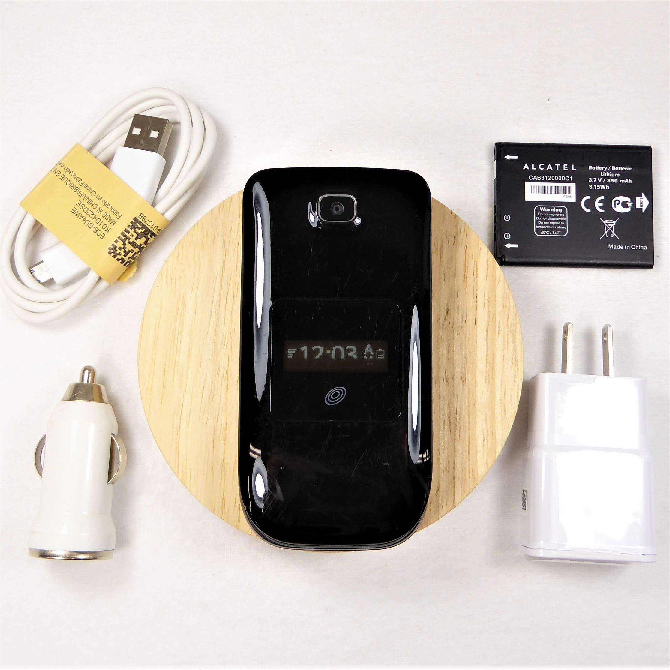 TRACFONE - Alcatel A392G No-Contract Cell Phone - Black