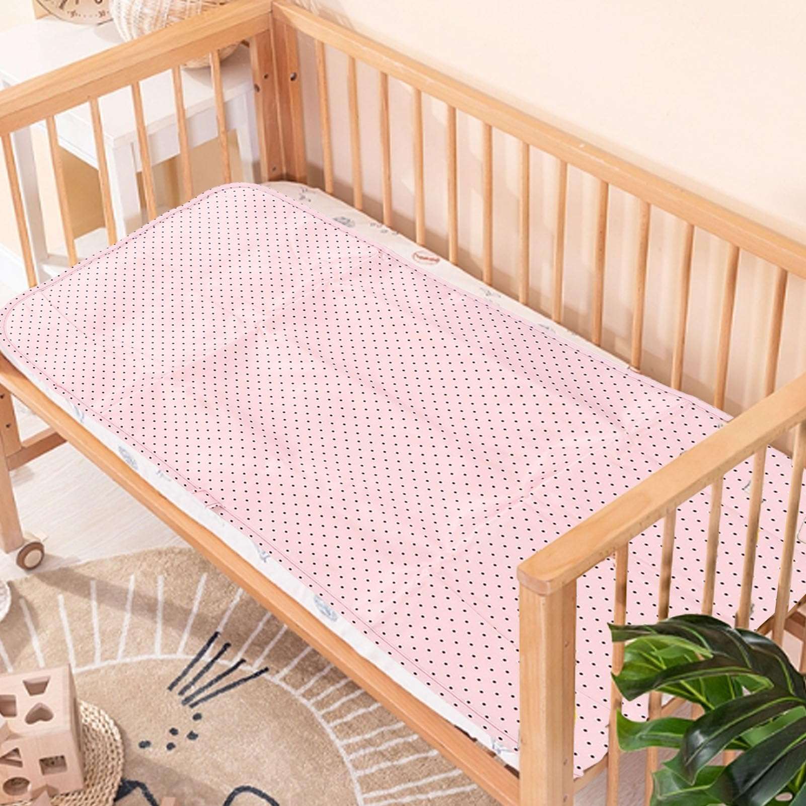 Portable Changing Pad, Compact Baby Changing Mat for Baby Girl Boy Foldable Changing Pad Diaper Changing Mat Lightweight Travel Changing Station Gifts for Baby Shower 4